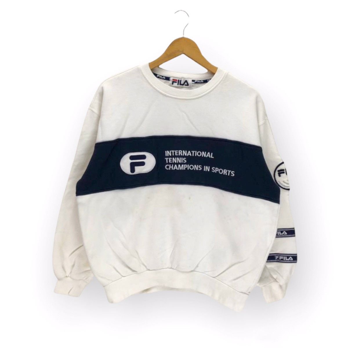 Vintage Fila international Tennis Big Logo Sweatshirt