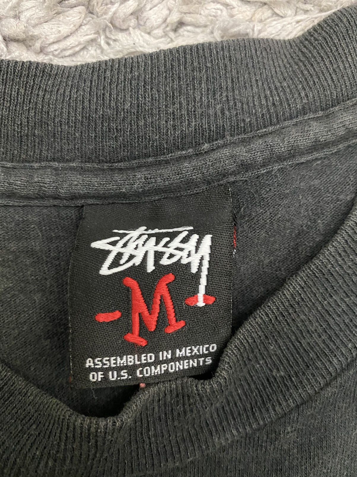 Stussy Stussy Old Skool Flavour International Stussy Tribe Blacktee Size US M / EU 48-50 / 2 - 5 Thumbnail