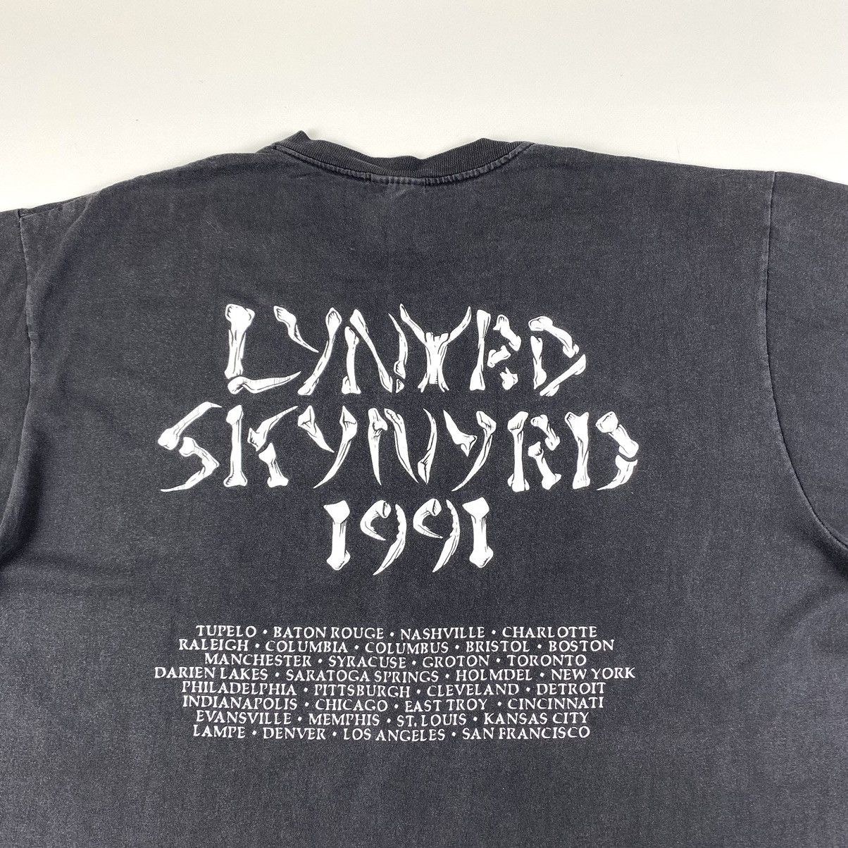 Band Tees 💥 90’s Vintage Lynyrd Skynyrd 1991 Tour T Shirt Size US XL / EU 56 / 4 - 12 Thumbnail