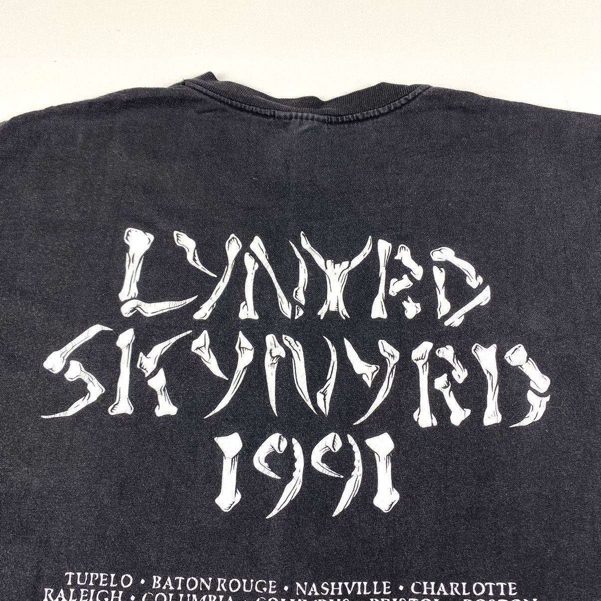 Band Tees 💥 90’s Vintage Lynyrd Skynyrd 1991 Tour T Shirt Size US XL / EU 56 / 4 - 13 Thumbnail