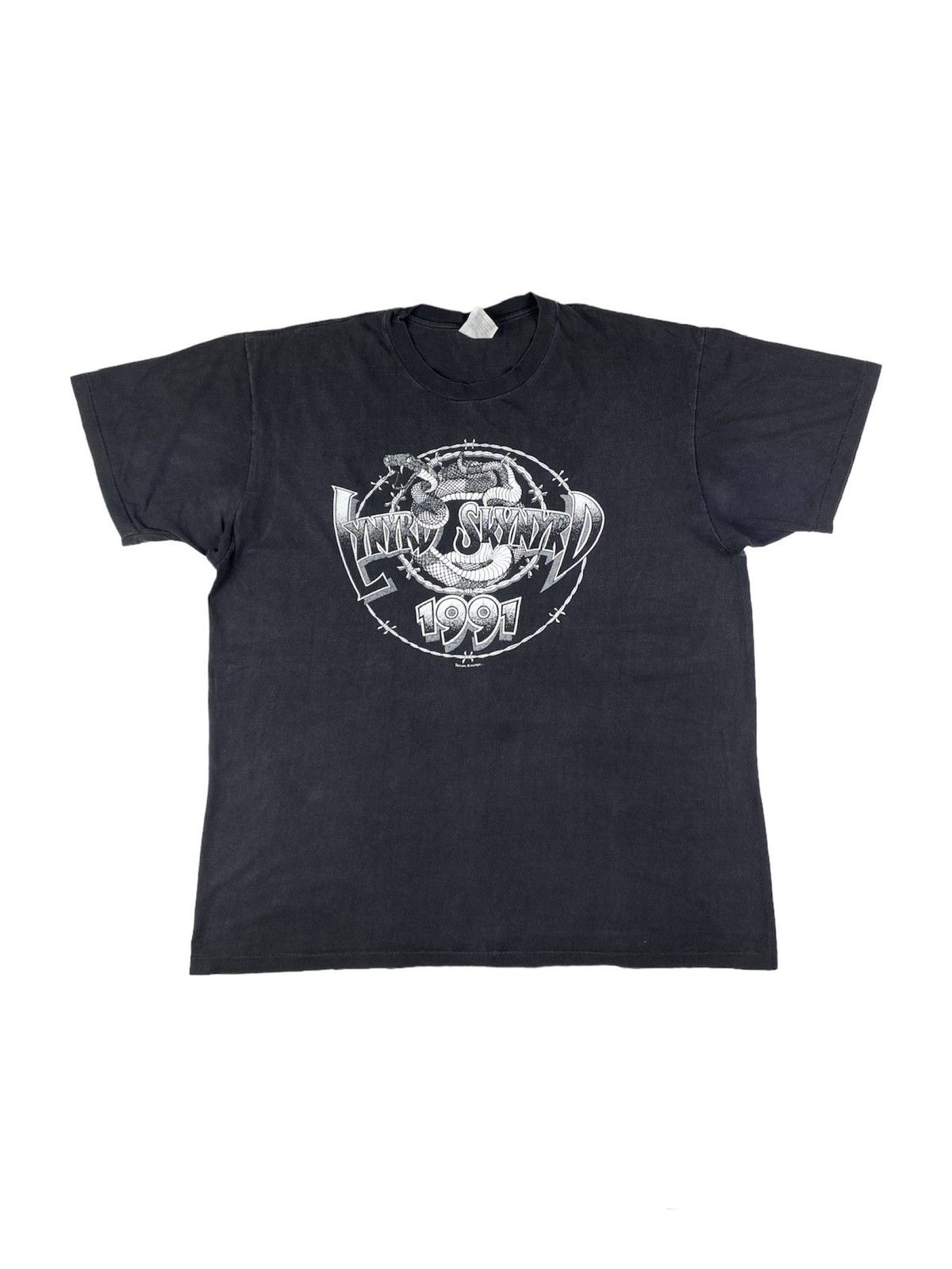 Band Tees 💥 90’s Vintage Lynyrd Skynyrd 1991 Tour T Shirt Size US XL / EU 56 / 4 - 1 Thumbnail