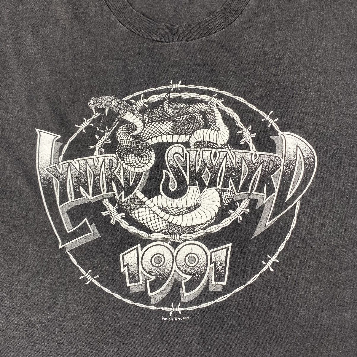 Band Tees 💥 90’s Vintage Lynyrd Skynyrd 1991 Tour T Shirt Size US XL / EU 56 / 4 - 4 Thumbnail
