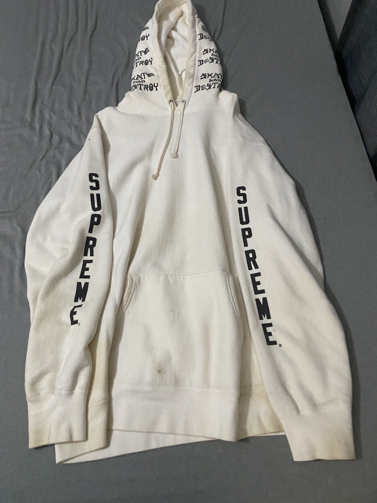 Supreme × Thrasher Supreme Thrasher Boyfriend Hoodie | Grailed