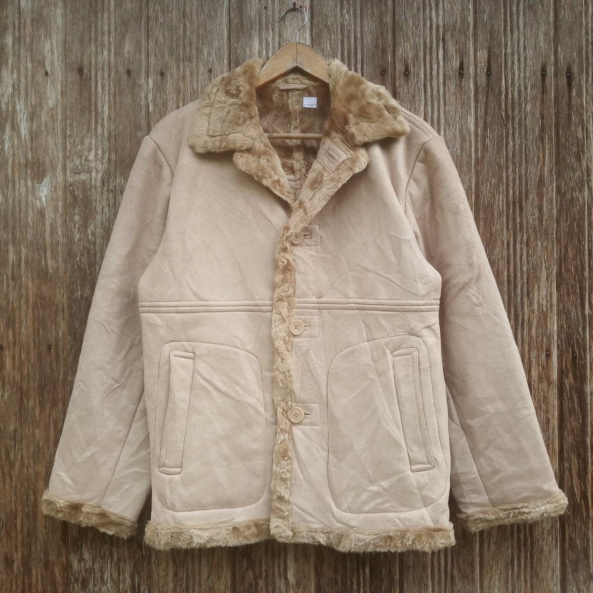 If Six Was Nine Rare!! Hill Crop Inside Mink Fur Coat Leather Jacket Size US M / EU 48-50 / 2 - 1 Thumbnail