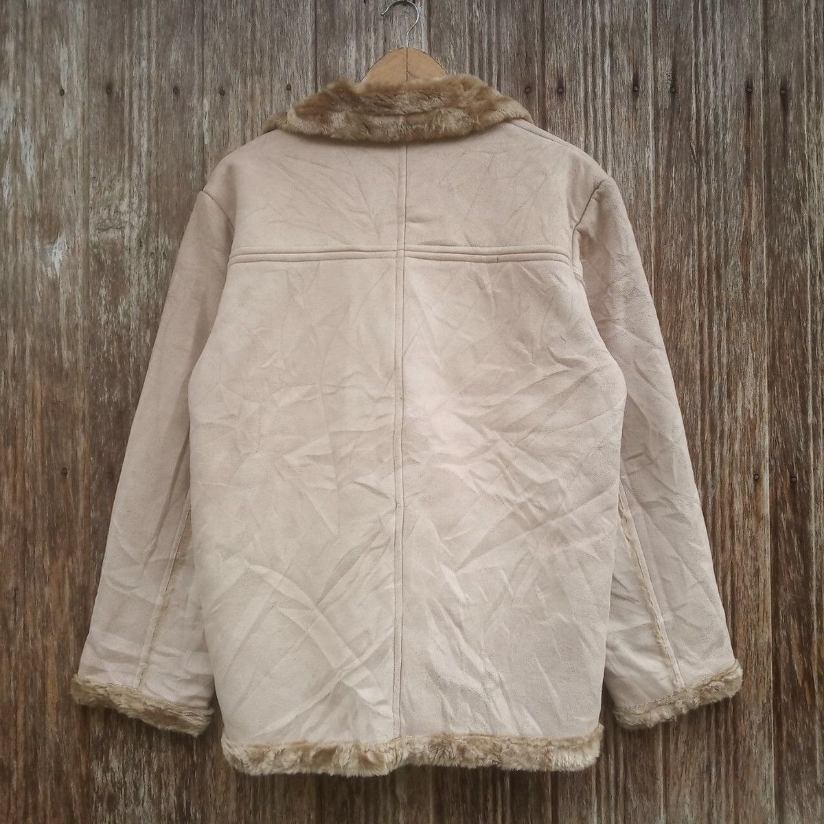 If Six Was Nine Rare!! Hill Crop Inside Mink Fur Coat Leather Jacket Size US M / EU 48-50 / 2 - 2 Thumbnail