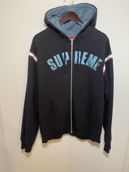 Supreme Supreme Jet Sleeve Zip Up Hoodie | Grailed