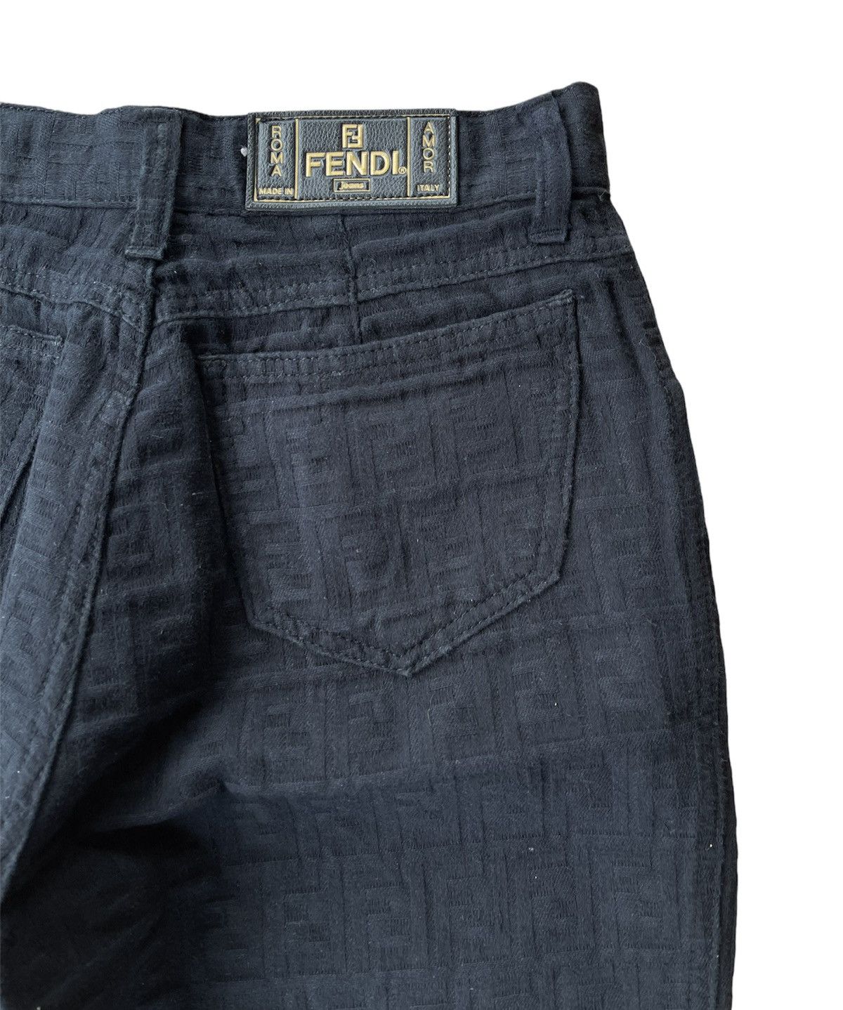 Fendi Vintage Fendi Zucca monogram pants Size 26" / US 2 / IT 38 - 6 Thumbnail
