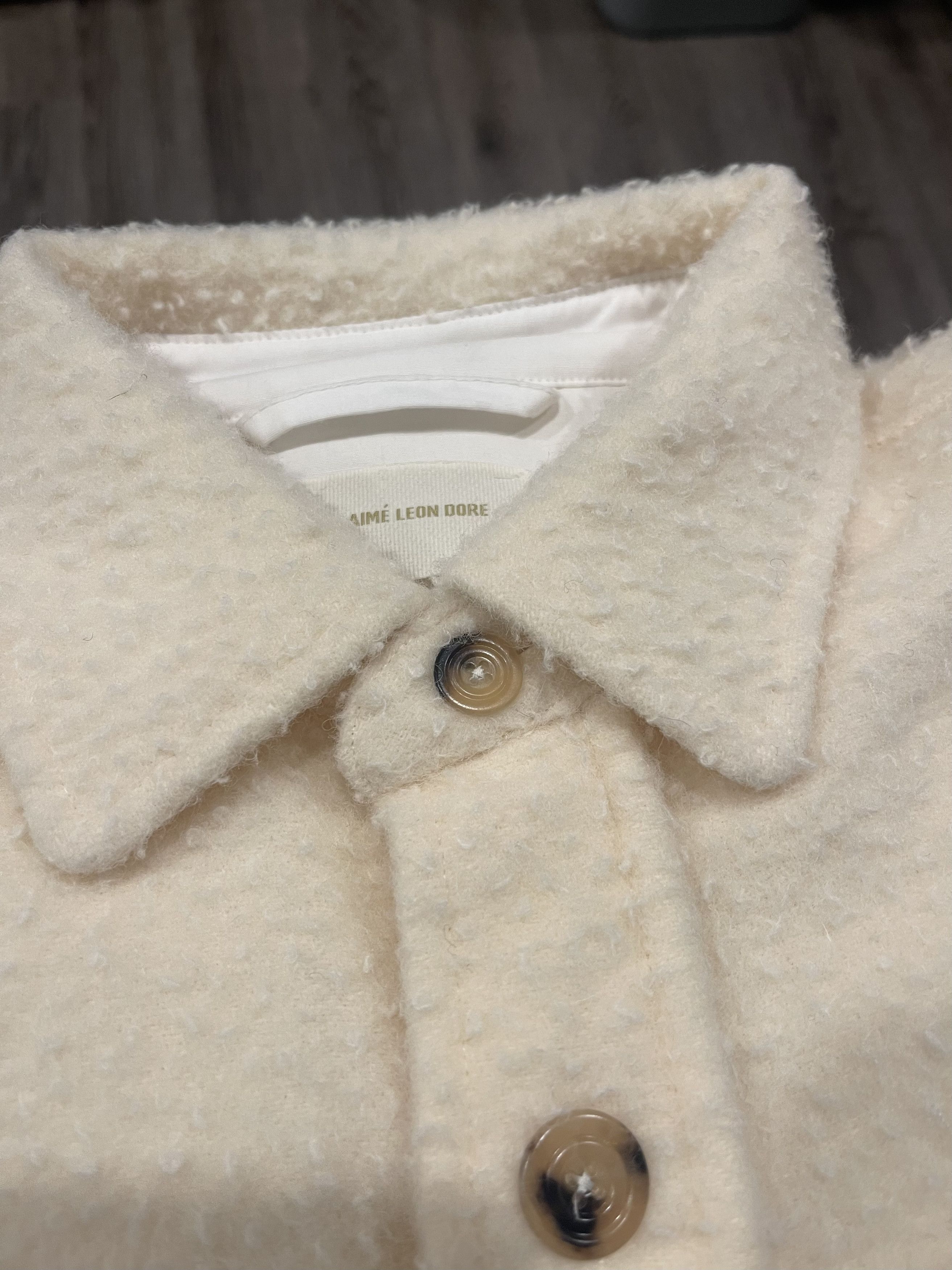 Aime Leon Dore Aimé Leon Dore Casentino Overshirt Wool Cream ALD Size US S / EU 44-46 / 1 - 3 Thumbnail