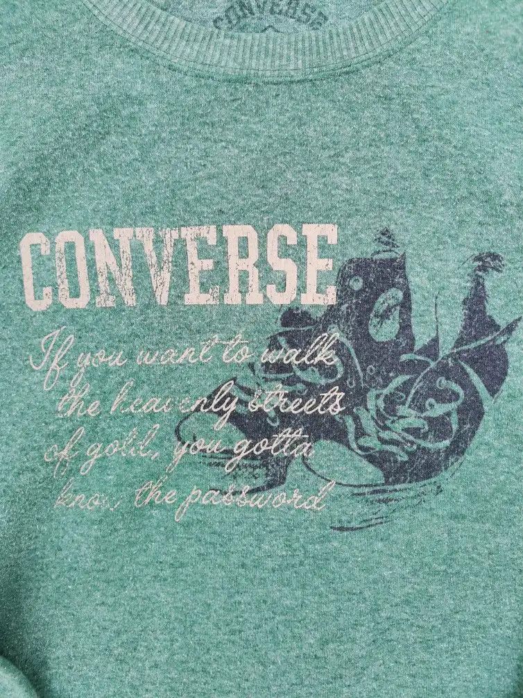 Converse Veryrare!!! Converse Big Logo Sweatshirts Size US L / EU 52-54 / 3 - 3 Thumbnail