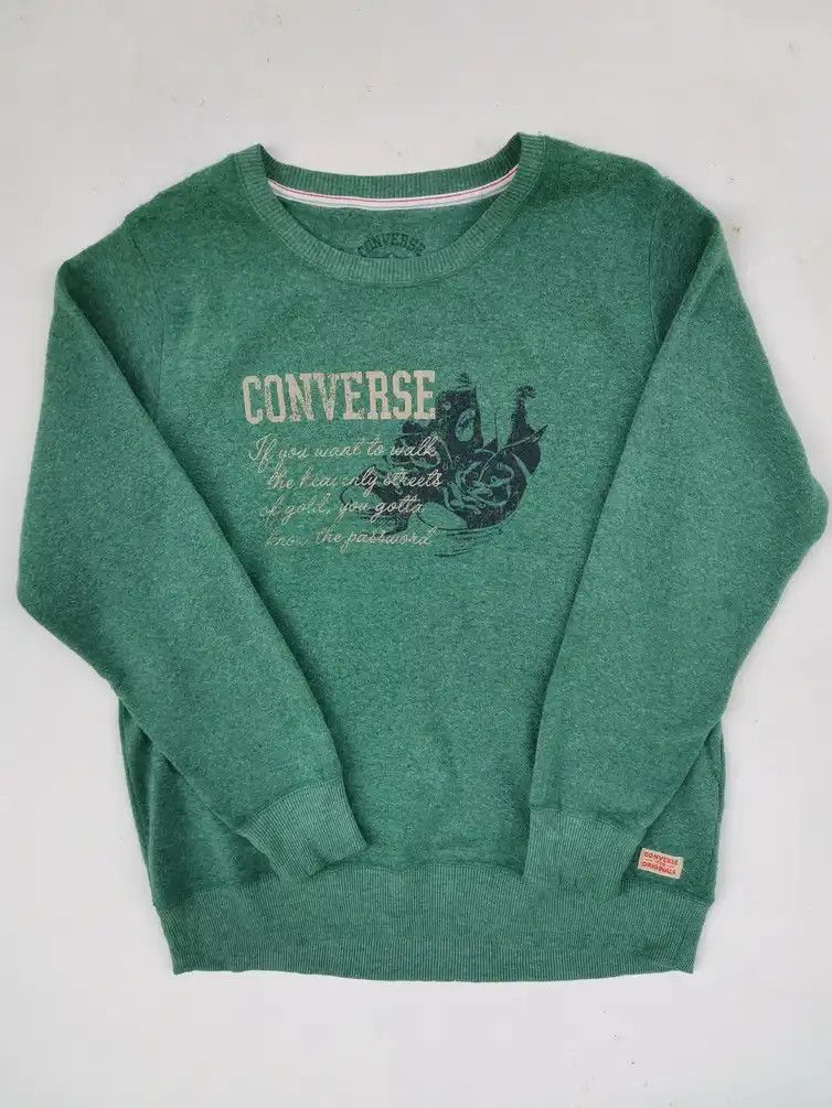 Converse Veryrare!!! Converse Big Logo Sweatshirts Size US L / EU 52-54 / 3 - 1 Thumbnail