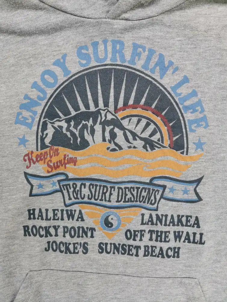 Japanese Brand T & C Surf Designs Big Logo Hoodie Sweatshirt Size US M / EU 48-50 / 2 - 3 Thumbnail