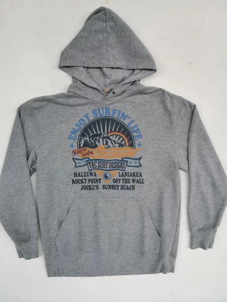 T C Surf Designs Big Logo Hoodie Sweatshirt