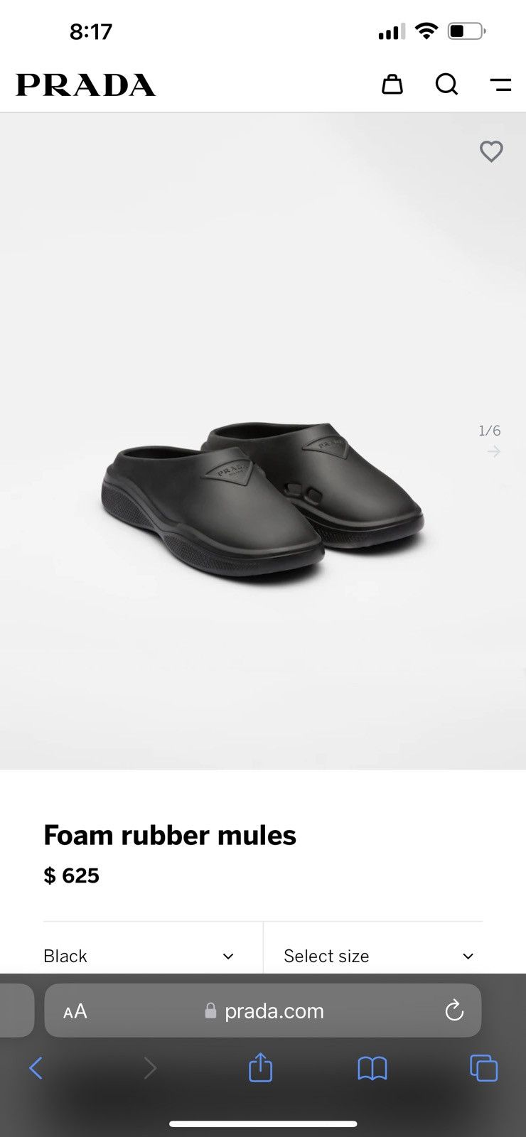 Prada BNIB - Prada Foam Rubber Mules Size US 9 / EU 42 - 8 Thumbnail