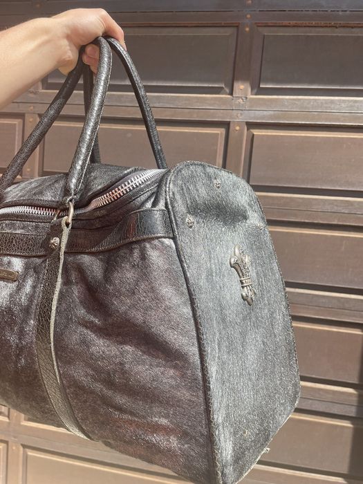 Chrome Hearts Chrome Hearts XL Fleur Duffle Bag Calf Hair INSANE GRAIL