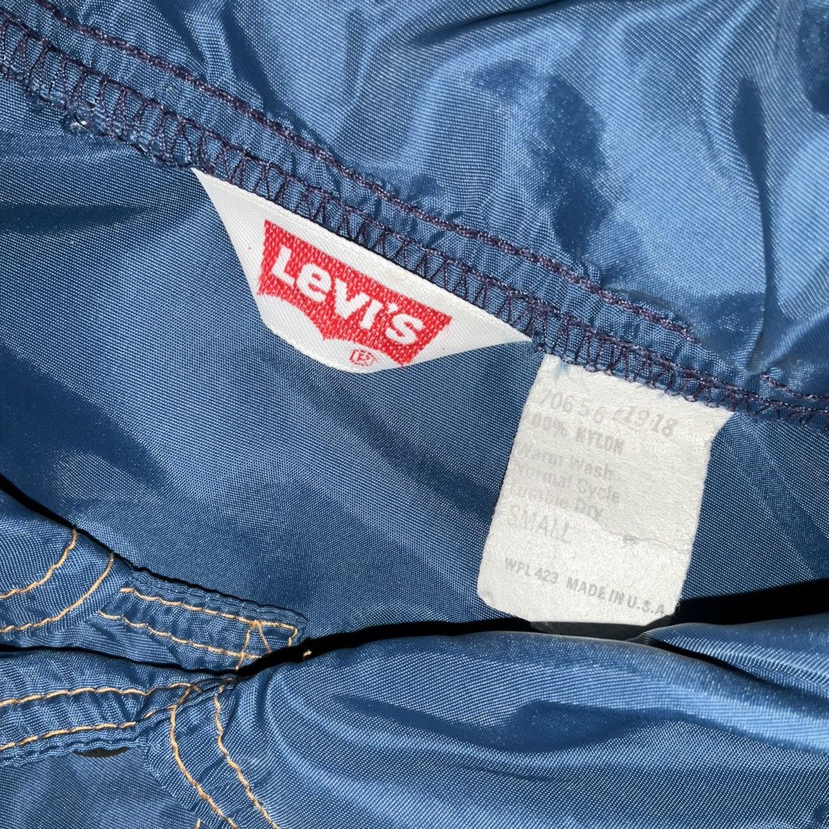 Levi's Levi’s Orange Tab 100% Nylon Trucker Jacket Size US S / EU 44-46 / 1 - 4 Preview