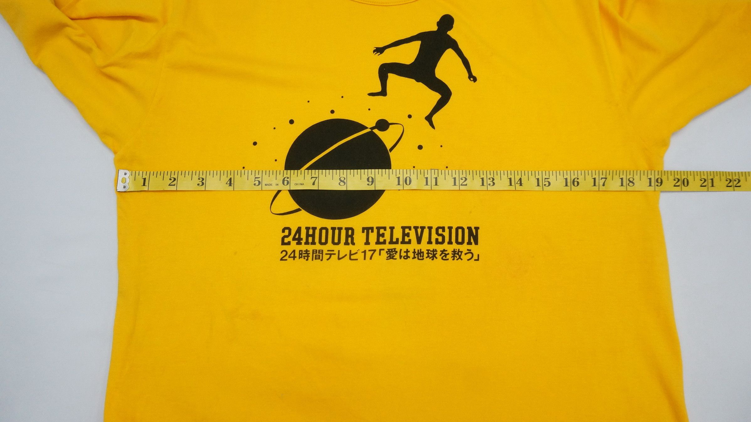 Japanese Brand 24Hour Television Shirt Loves Save The Earth Size US S / EU 44-46 / 1 - 16 Thumbnail
