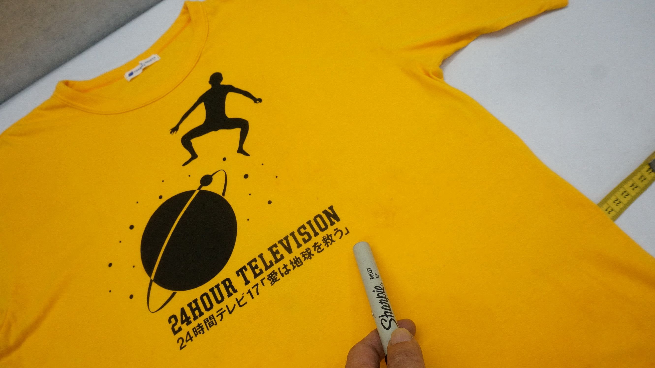 Japanese Brand 24Hour Television Shirt Loves Save The Earth Size US S / EU 44-46 / 1 - 7 Thumbnail