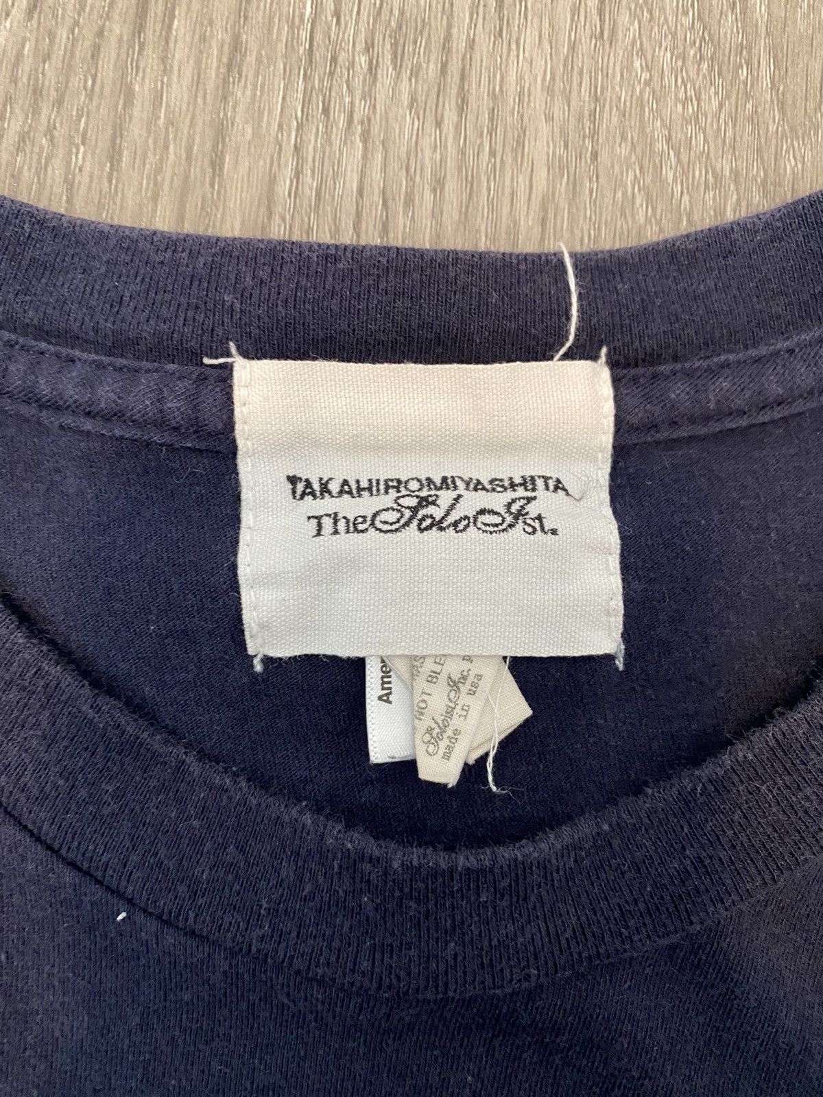 Takahiromiyashita The Soloist. TAKAHIRO MIYASHITA NEW YORK CITY NAVY BLUE TEE SHIRT Size US M / EU 48-50 / 2 - 4 Thumbnail