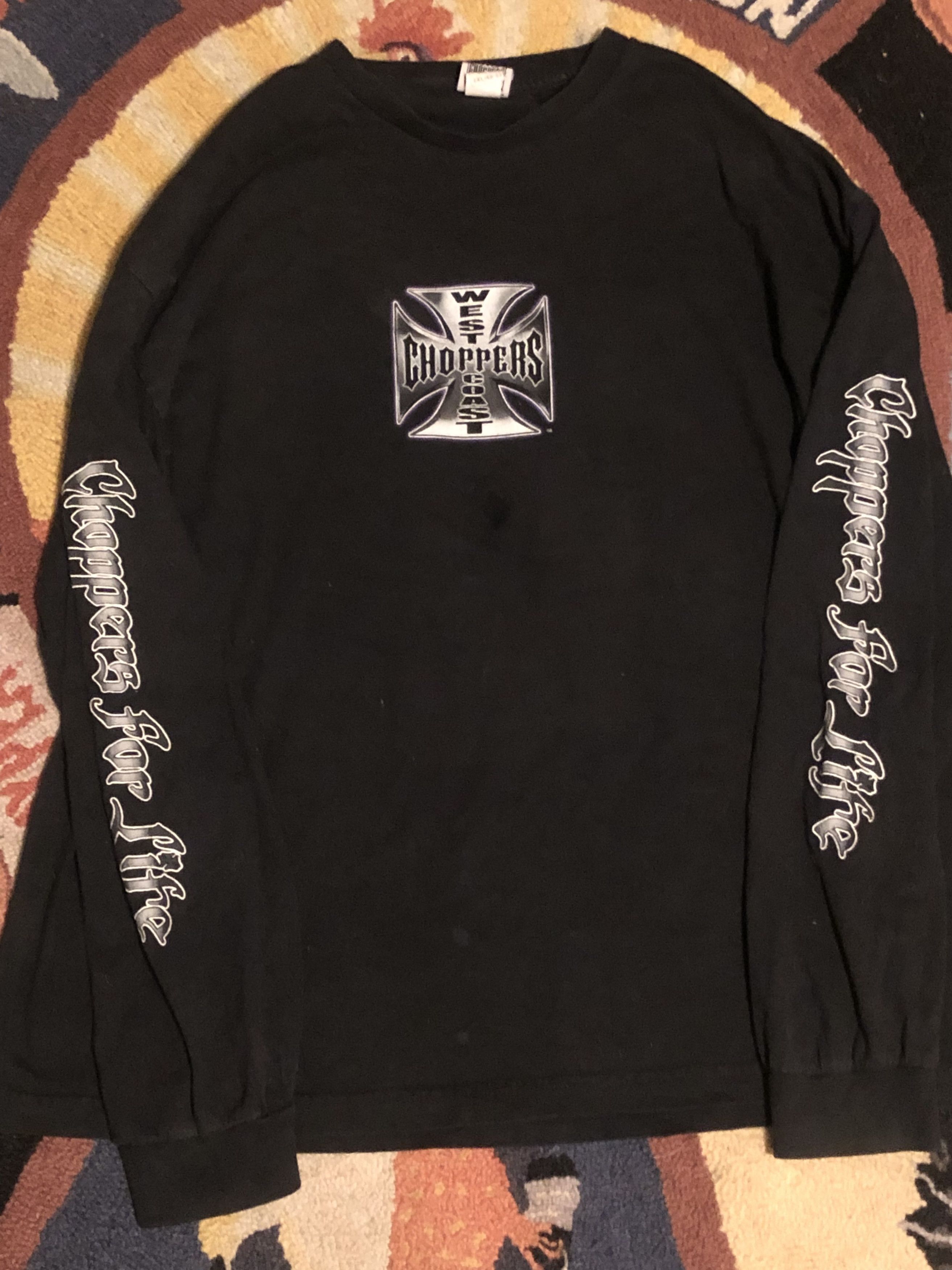 Vintage West Coast Choppers long sleeve oversized top