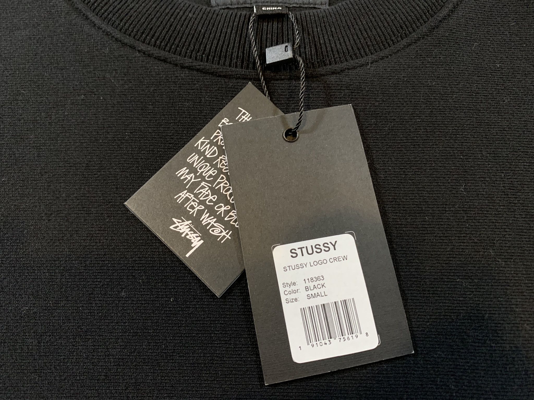Stussy Stussy Stock Logo Crew (SMALL) Size US S / EU 44-46 / 1 - 3 Thumbnail
