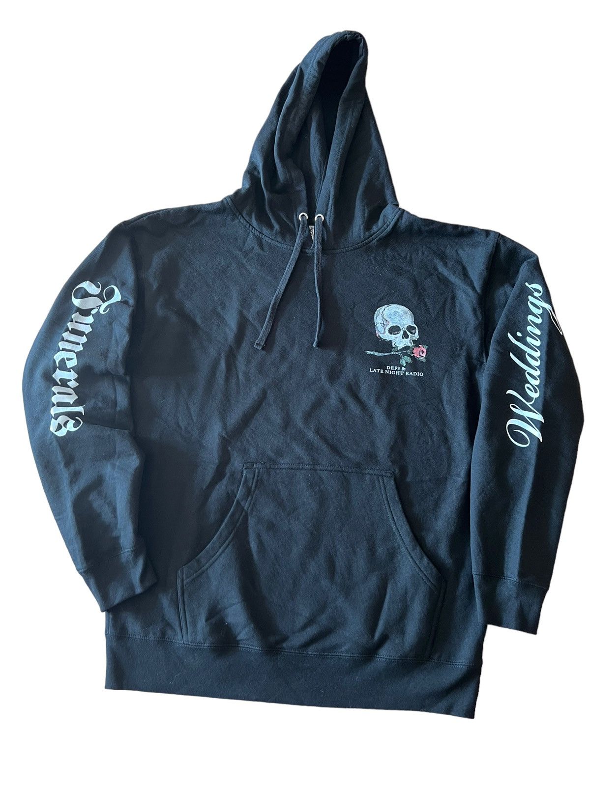 Rap Tees × Vintage Weddings & Funerals Def3 Hoodie Sweatshirt Skull Bouquet Size US L / EU 52-54 / 3 - 5 Thumbnail