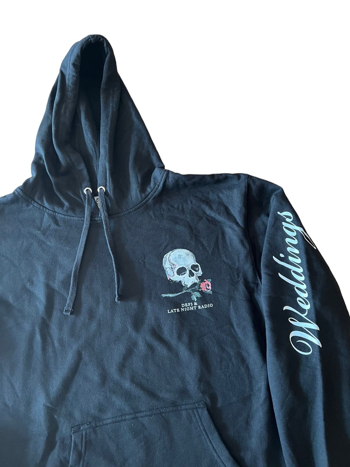 Rap Tees × Vintage Weddings & Funerals Def3 Hoodie Sweatshirt Skull Bouquet Size US L / EU 52-54 / 3 - 4 Thumbnail