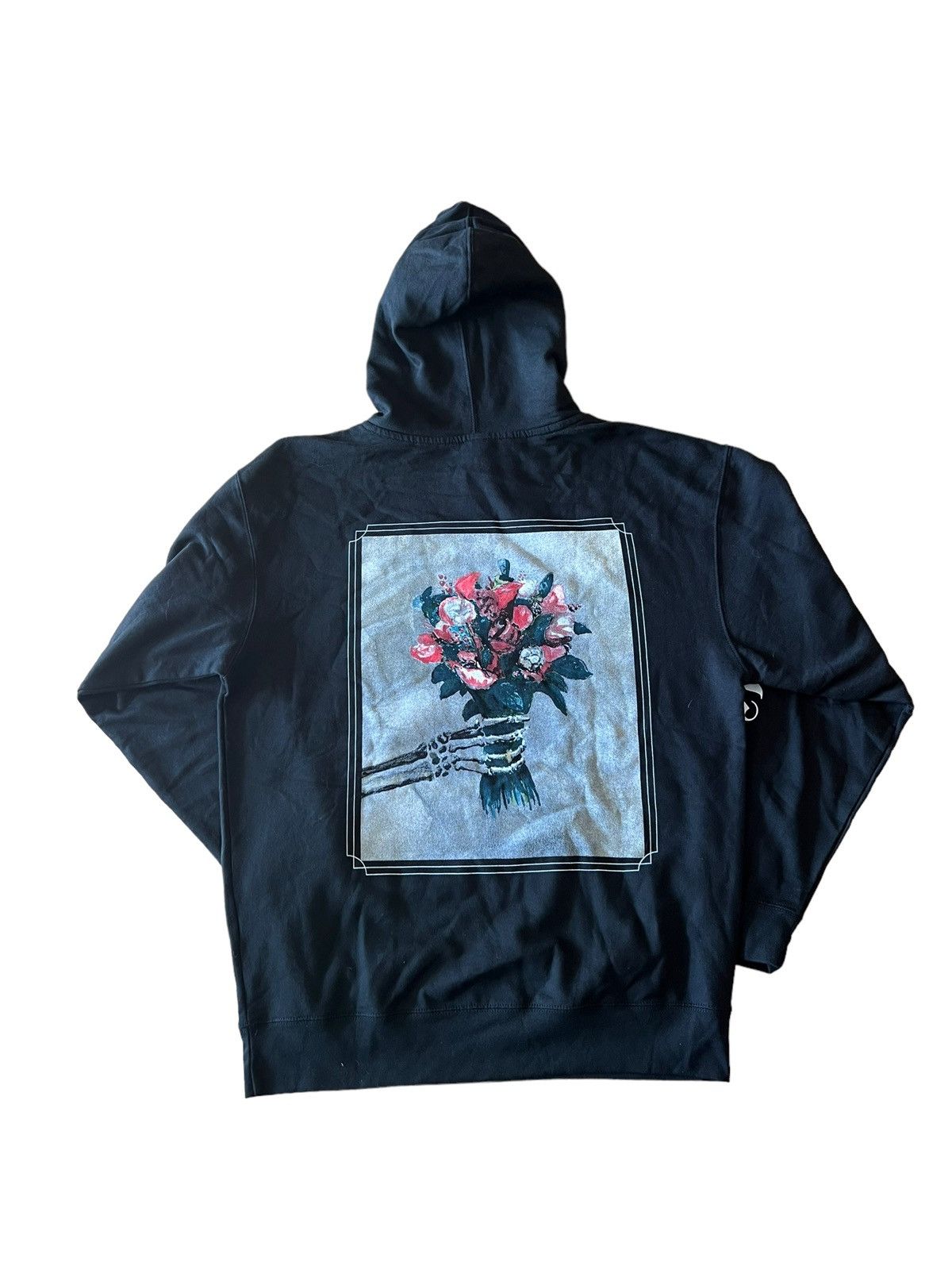 Rap Tees × Vintage Weddings & Funerals Def3 Hoodie Sweatshirt Skull Bouquet Size US L / EU 52-54 / 3 - 3 Thumbnail