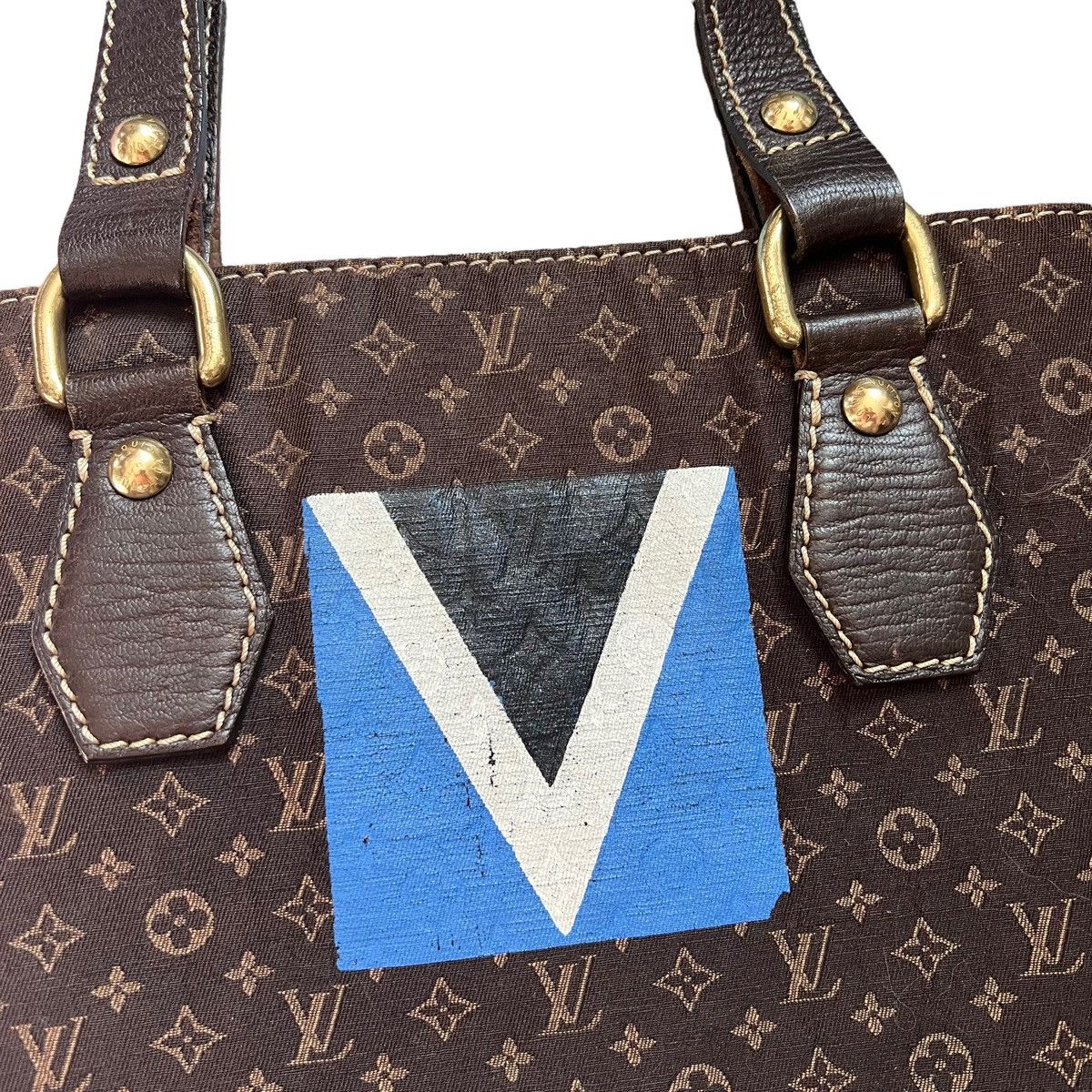 Louis Vuitton Louis Vuitton Mini Lin Monogram Sac Plat Tote Bag Size ONE SIZE - 3 Thumbnail