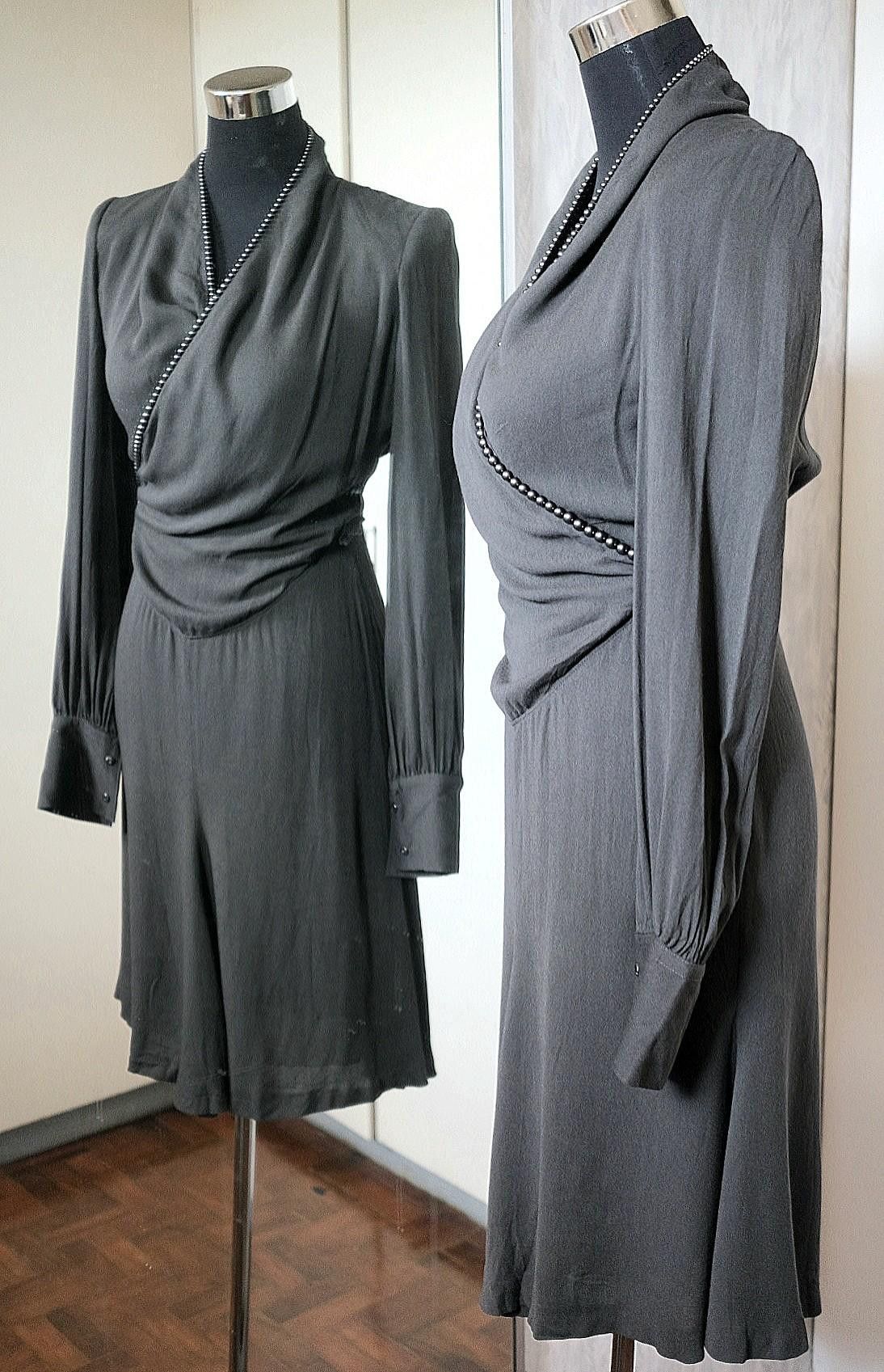 Jean Paul Gaultier Jean Paul Gaultier Beaded Draped Vintage Dress Size S / US 4 / IT 40 - 5 Thumbnail
