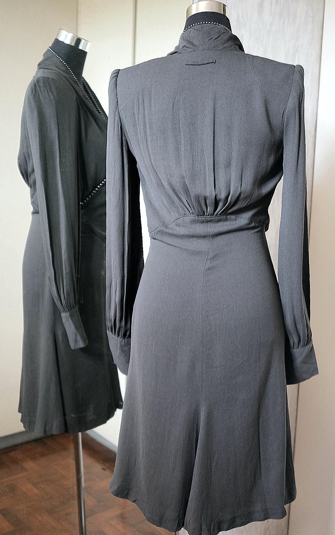 Jean Paul Gaultier Jean Paul Gaultier Beaded Draped Vintage Dress Size S / US 4 / IT 40 - 4 Thumbnail