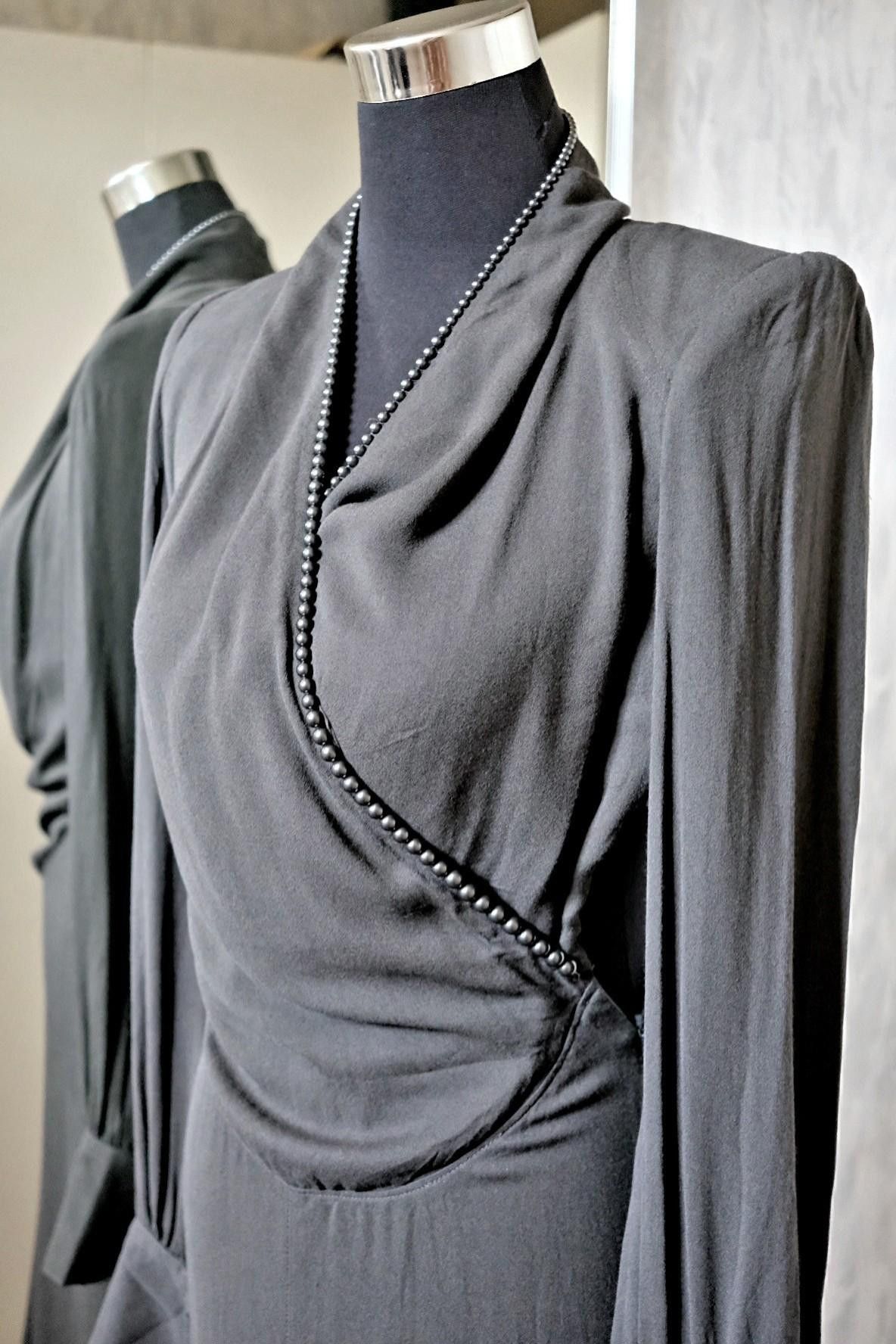 Jean Paul Gaultier Jean Paul Gaultier Beaded Draped Vintage Dress Size S / US 4 / IT 40 - 6 Thumbnail