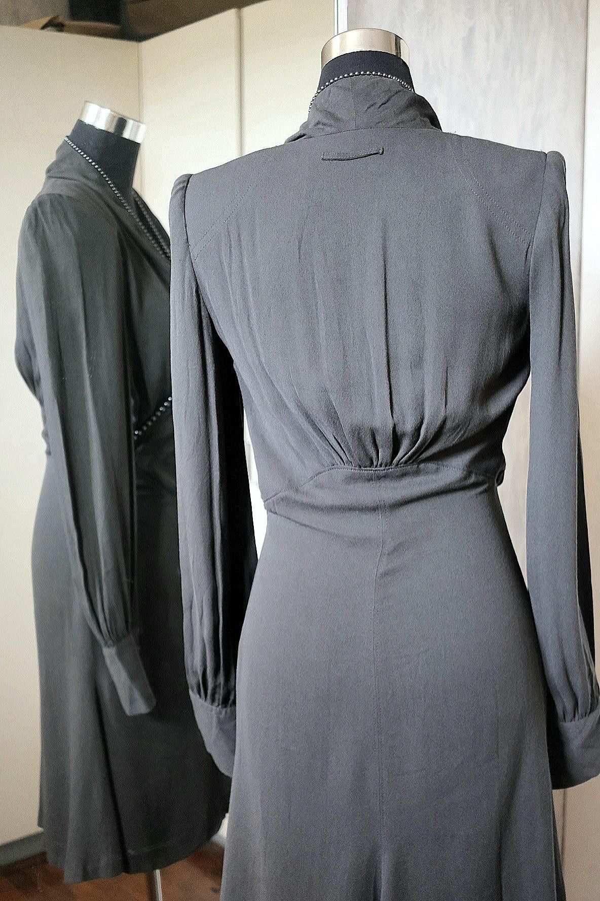 Jean Paul Gaultier Jean Paul Gaultier Beaded Draped Vintage Dress Size S / US 4 / IT 40 - 3 Thumbnail
