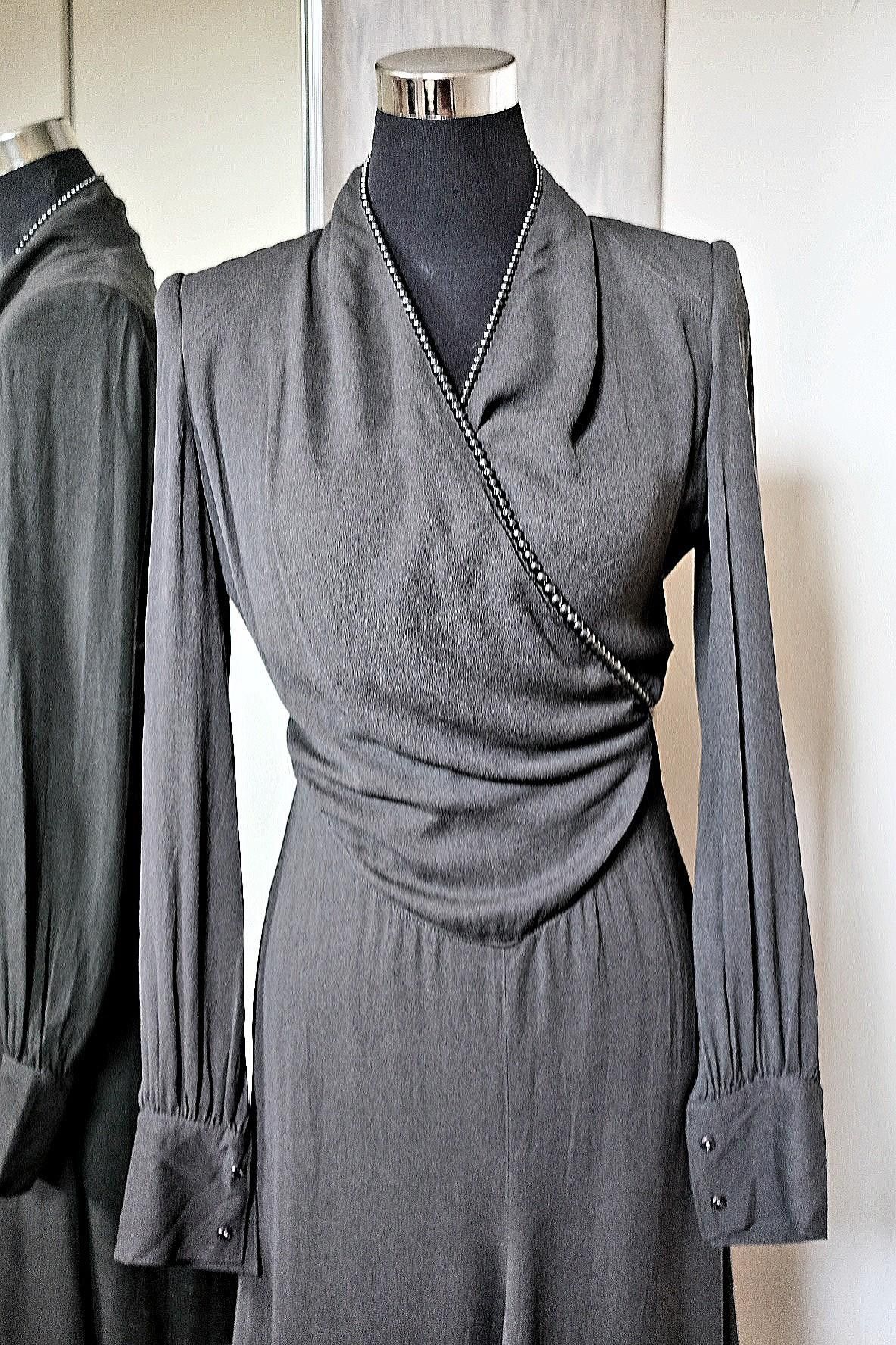 Jean Paul Gaultier Jean Paul Gaultier Beaded Draped Vintage Dress Size S / US 4 / IT 40 - 1 Thumbnail