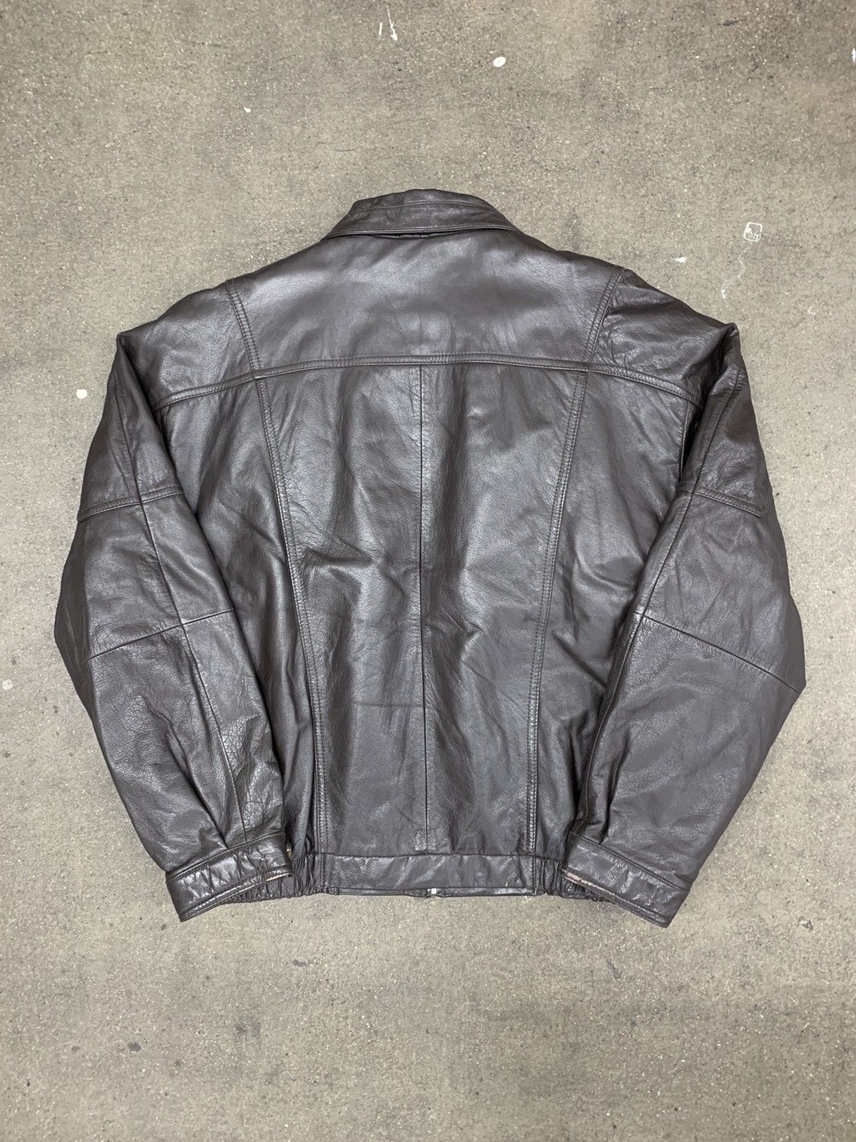 Members Only × Vintage Vintage 1990s Member’s Only G2 Leather Jacket Size US L / EU 52-54 / 3 - 6 Thumbnail