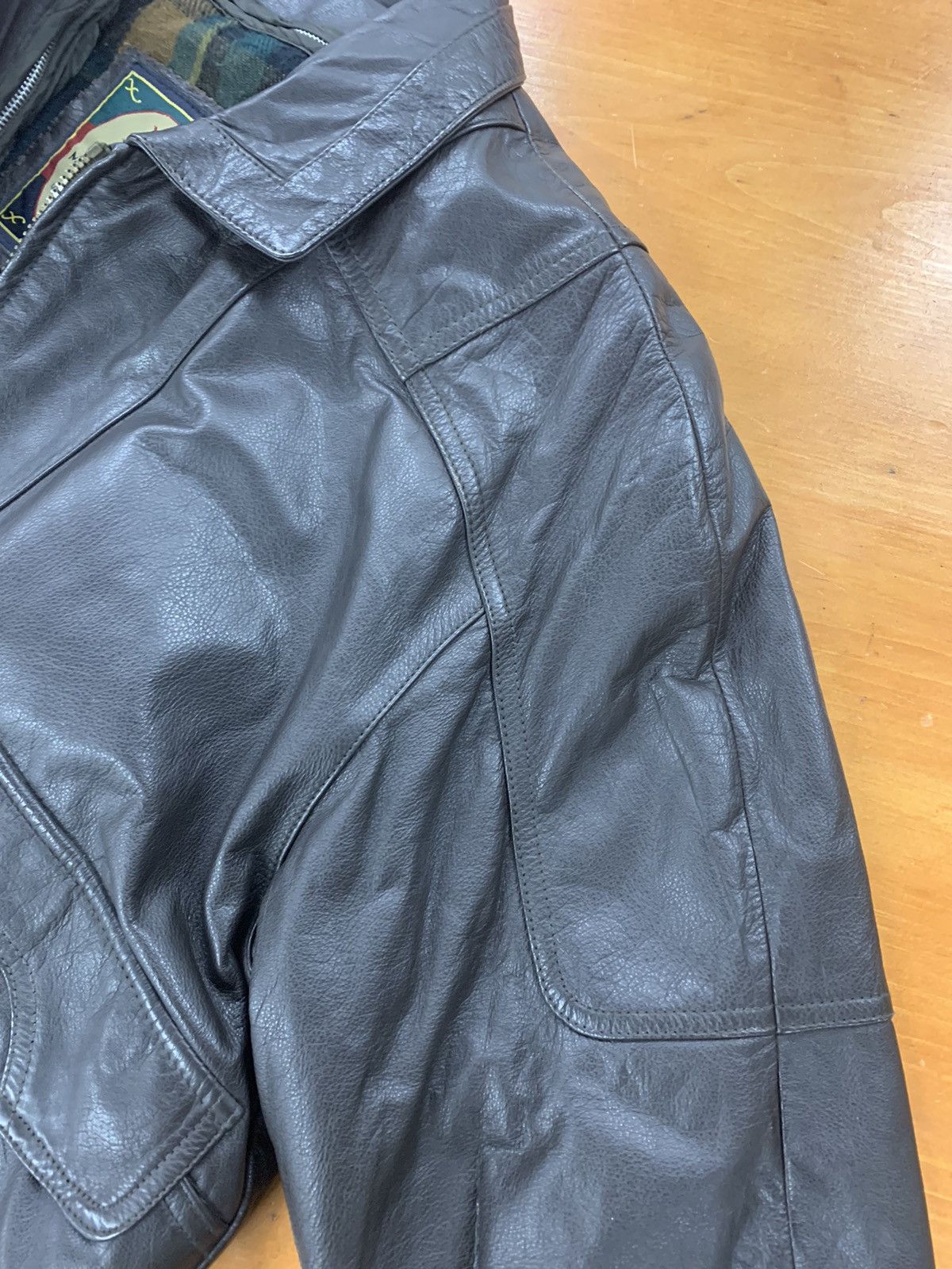 Members Only × Vintage Vintage 1990s Member’s Only G2 Leather Jacket Size US L / EU 52-54 / 3 - 5 Thumbnail