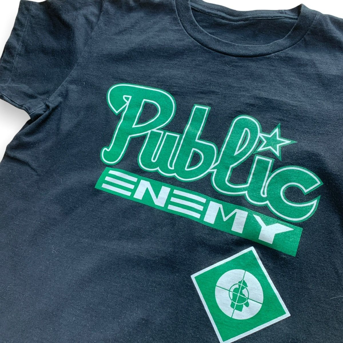 Band Tees × Rap Tees × Vintage Vintage 90s Public Enemy Single Stitch T Shirt Rap Tee Boot Size US S / EU 44-46 / 1 - 2 Thumbnail