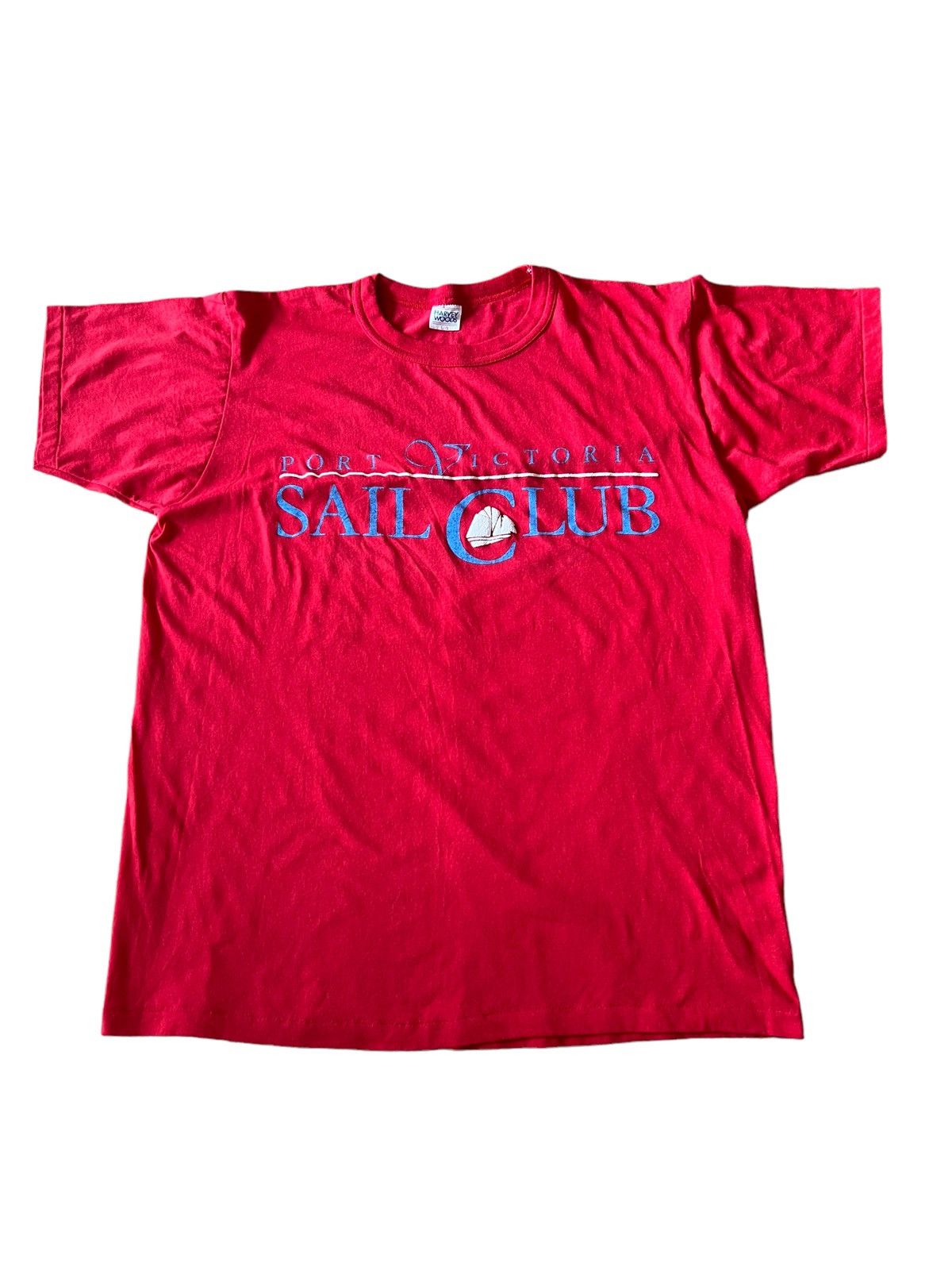 Vintage Vintage 70s 80s Victoria Sailing Club Single Stitch T Shirt Size US L / EU 52-54 / 3 - 2 Thumbnail