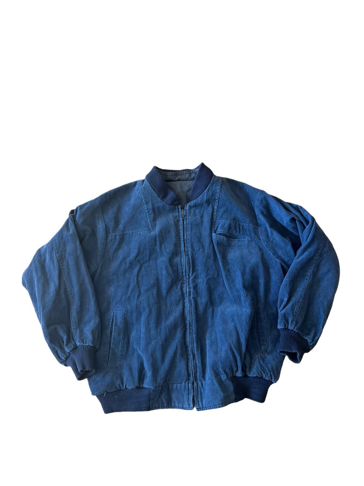 Vintage Vintage 90s Corduroy Reversible Workers light Jacket Size US M / EU 48-50 / 2 - 1 Thumbnail