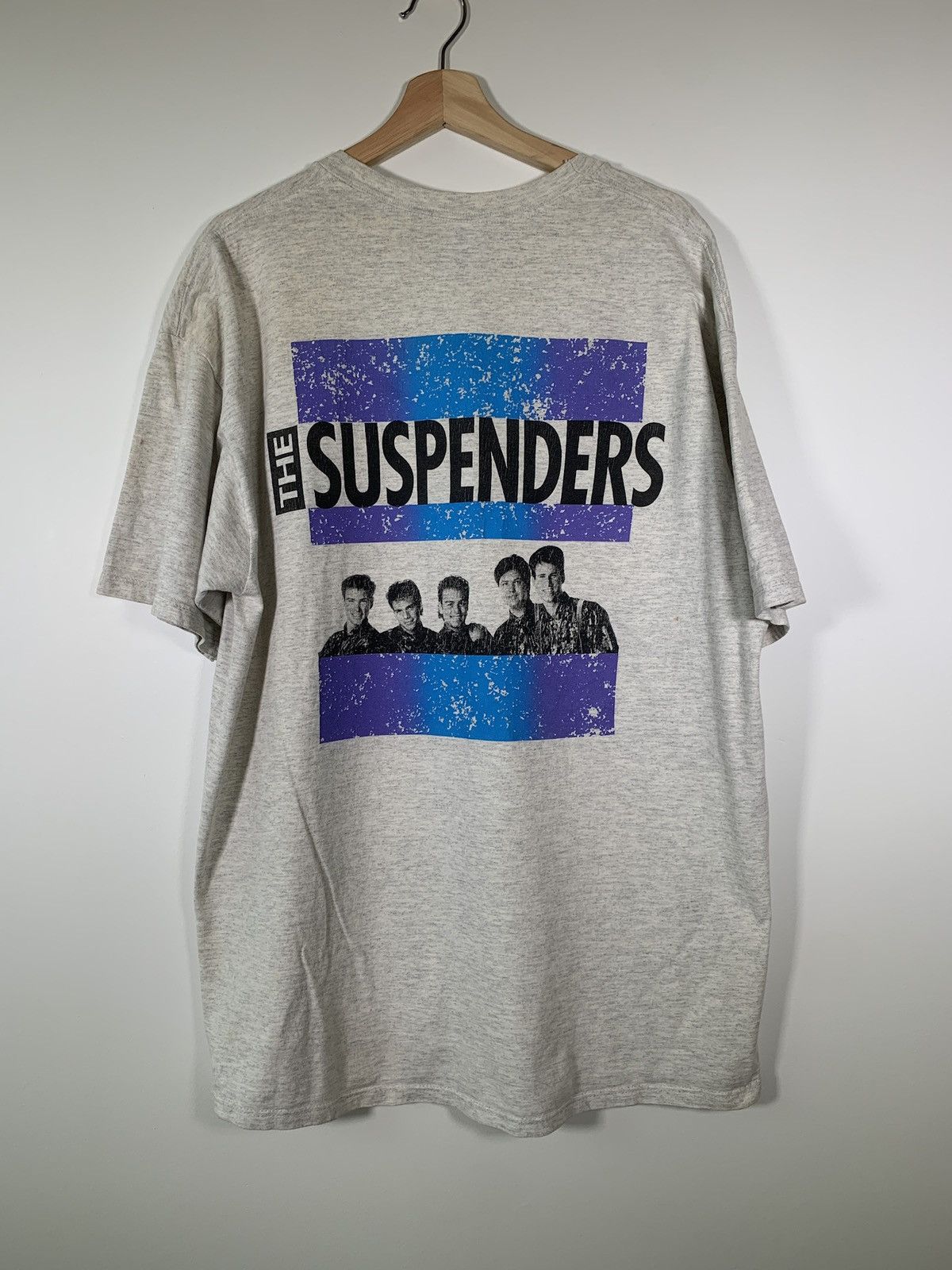 Band Tees × Vintage Vintage 90s The Suspenders Band T Shirt Made In USA Size US XL / EU 56 / 4 - 1 Thumbnail
