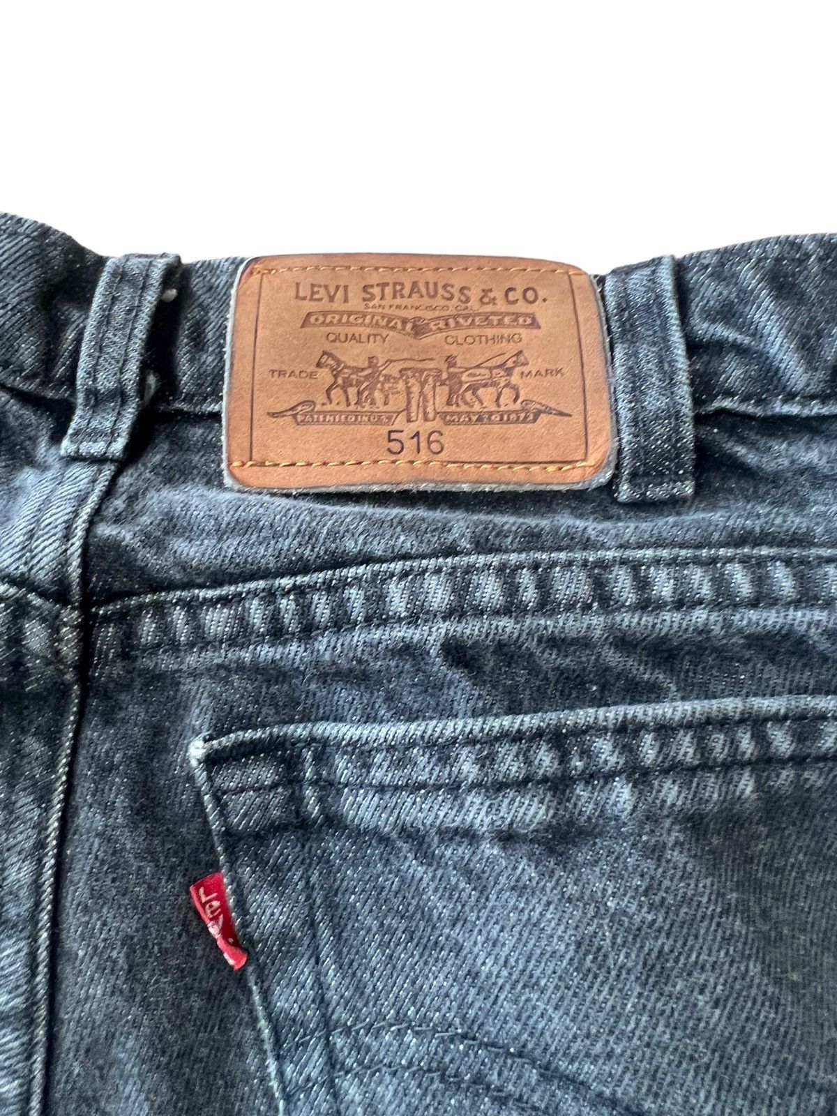 Levi's × Vintage Vintage 90s Levis 516 Denim Jeans Faded Distressed Size US 29 - 6 Thumbnail