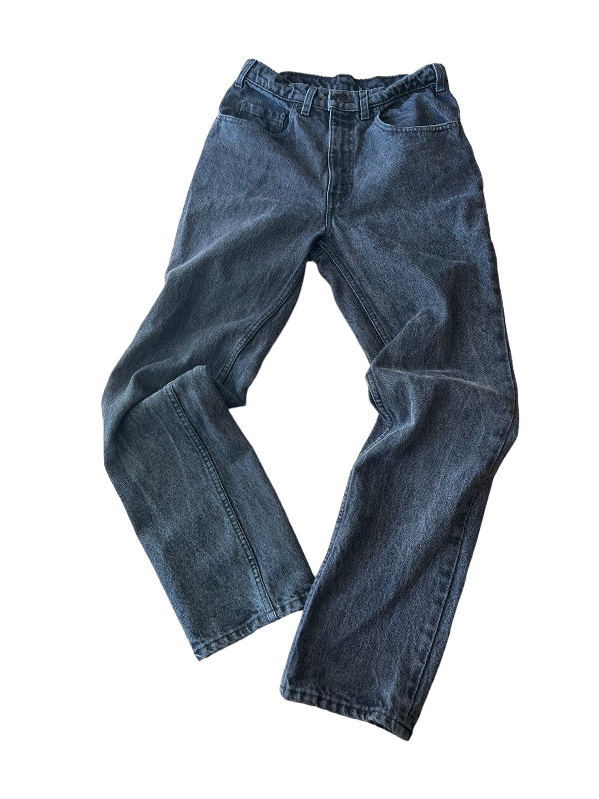 Levi's × Vintage Vintage 90s Levis 516 Denim Jeans Faded Distressed Size US 29 - 3 Thumbnail