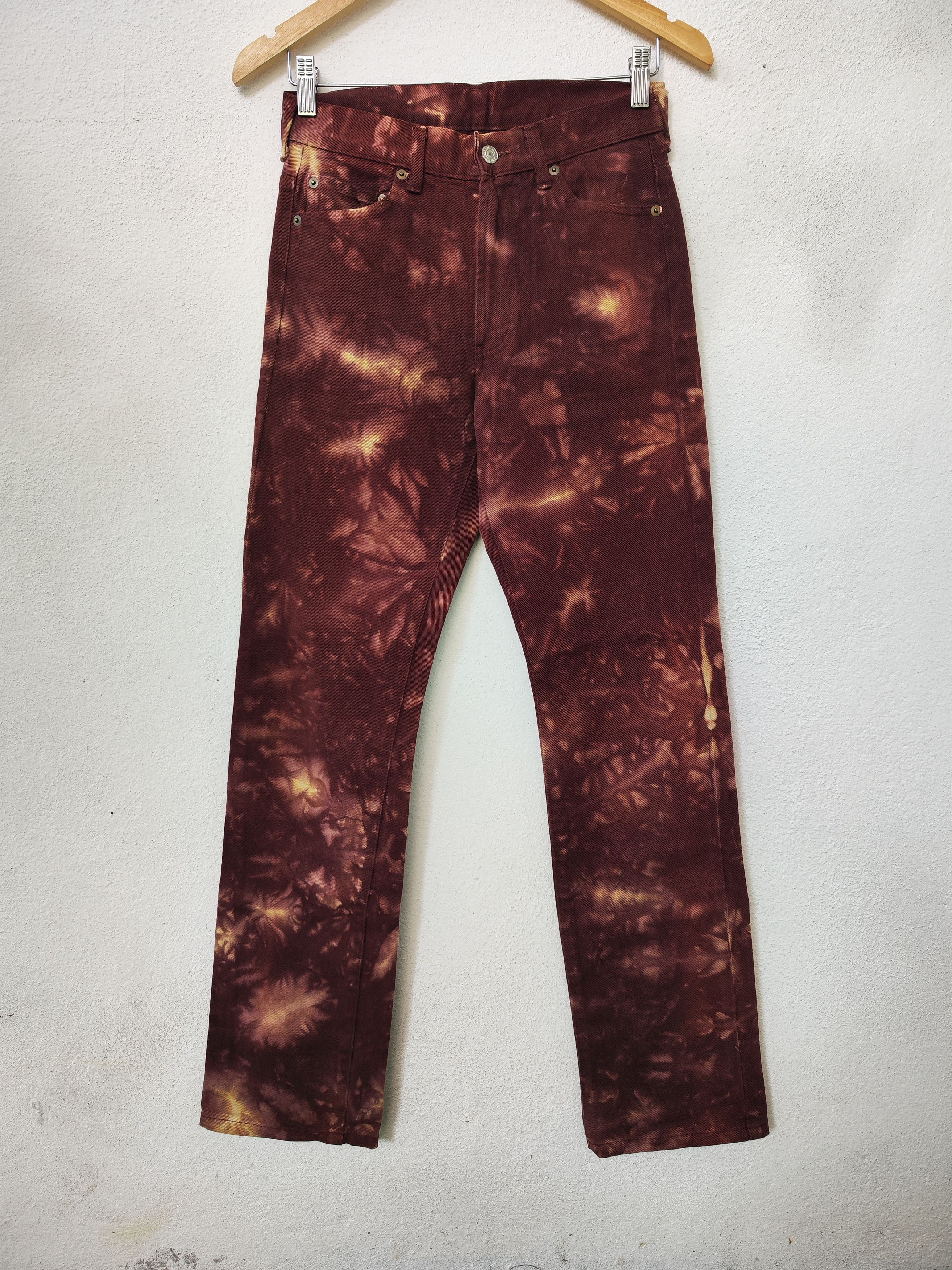 Japanese Brand × Takeo Kikuchi Takeo Kikuchi Tie Dye Denim Jeans Made in Japan #D-013 Size US 27 - 1 Thumbnail