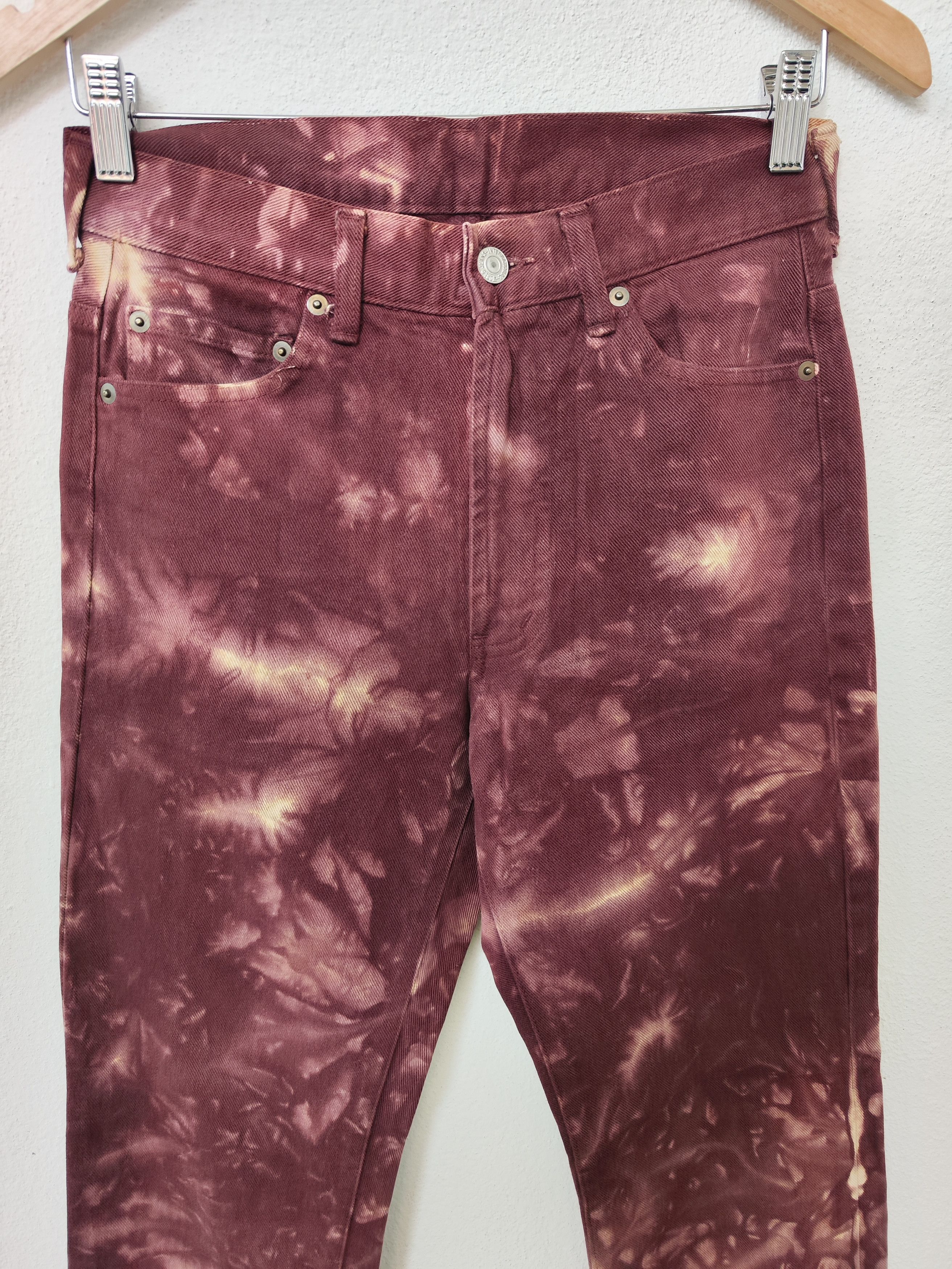 Japanese Brand × Takeo Kikuchi Takeo Kikuchi Tie Dye Denim Jeans Made in Japan #D-013 Size US 27 - 3 Thumbnail