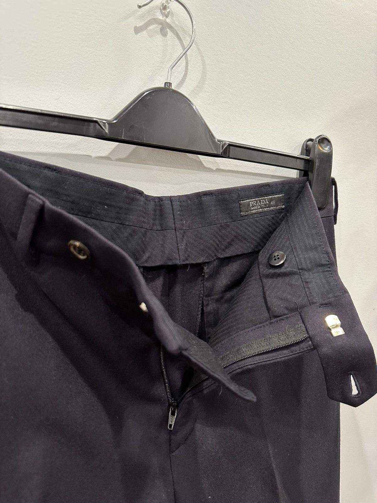 Prada Prada Wool Cropped Trousers Size US 29 - 6 Thumbnail