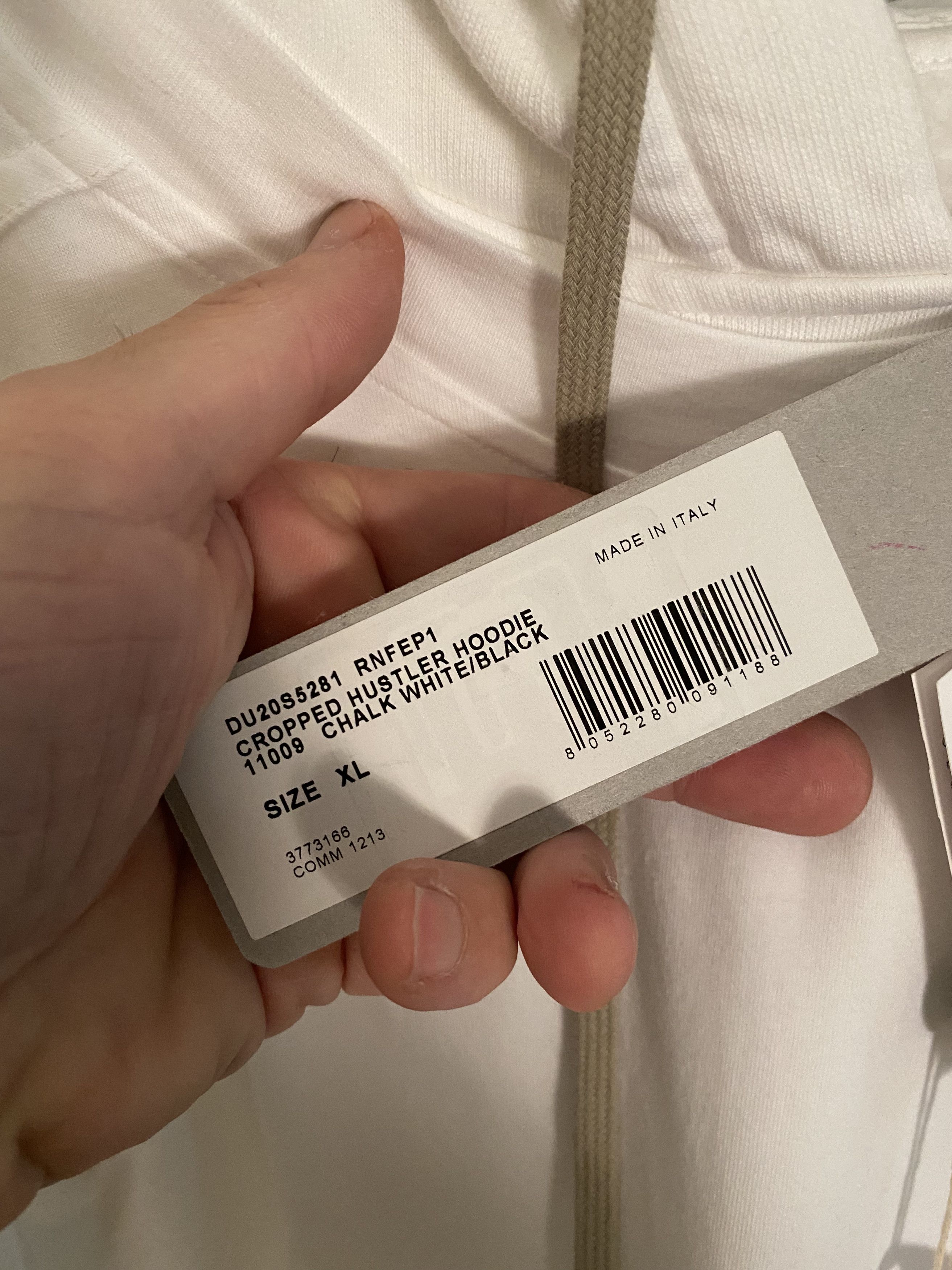 Rick Owens Drkshdw Worn once S/S20 "Hustler" Thick Double Hoodie Wagner No.4!!! Size US XL / EU 56 / 4 - 8 Thumbnail