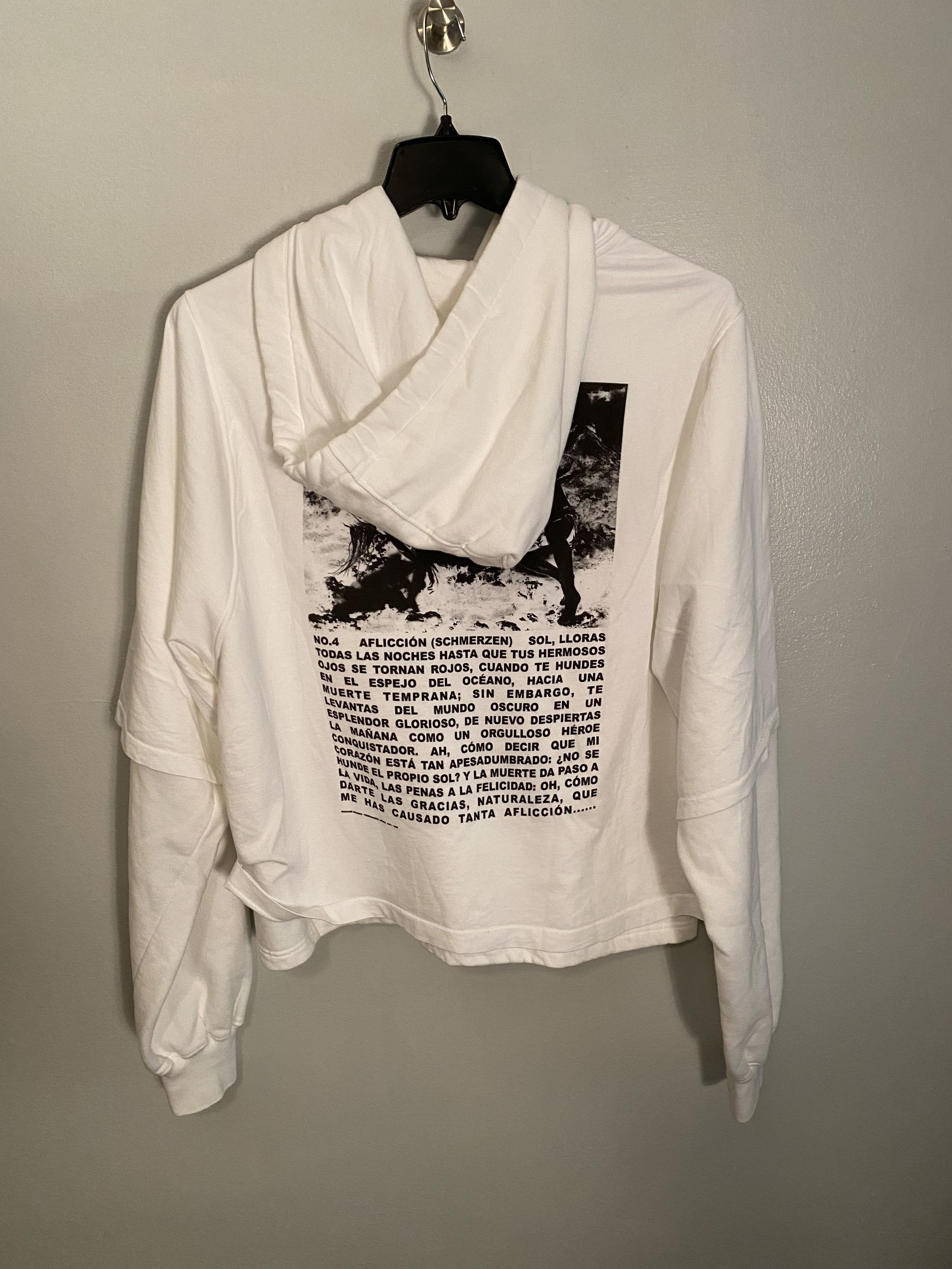 Rick Owens Drkshdw Worn once S/S20 "Hustler" Thick Double Hoodie Wagner No.4!!! Size US XL / EU 56 / 4 - 2 Thumbnail
