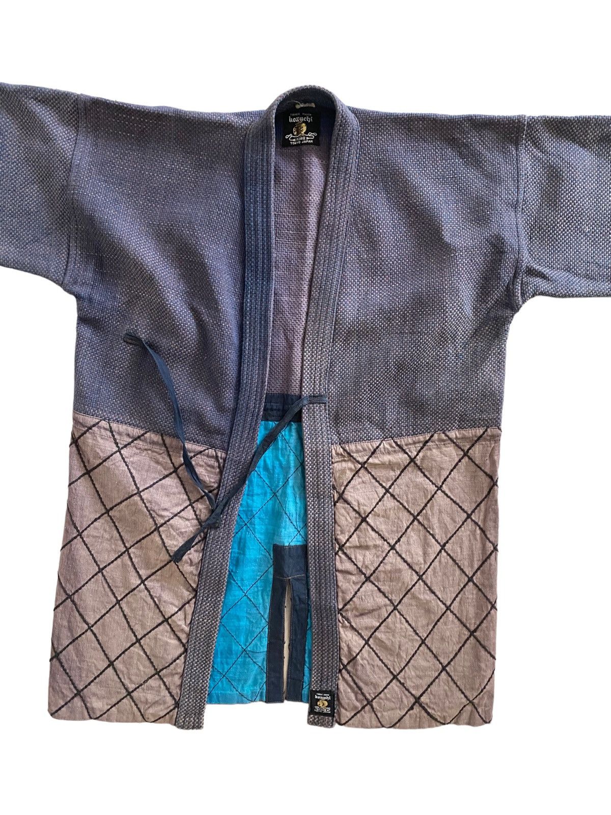 Japanese Brand × Vintage Vintage Dyen kimono Japan Indigo style Visvim kapital design Size US L / EU 52-54 / 3 - 8 Thumbnail