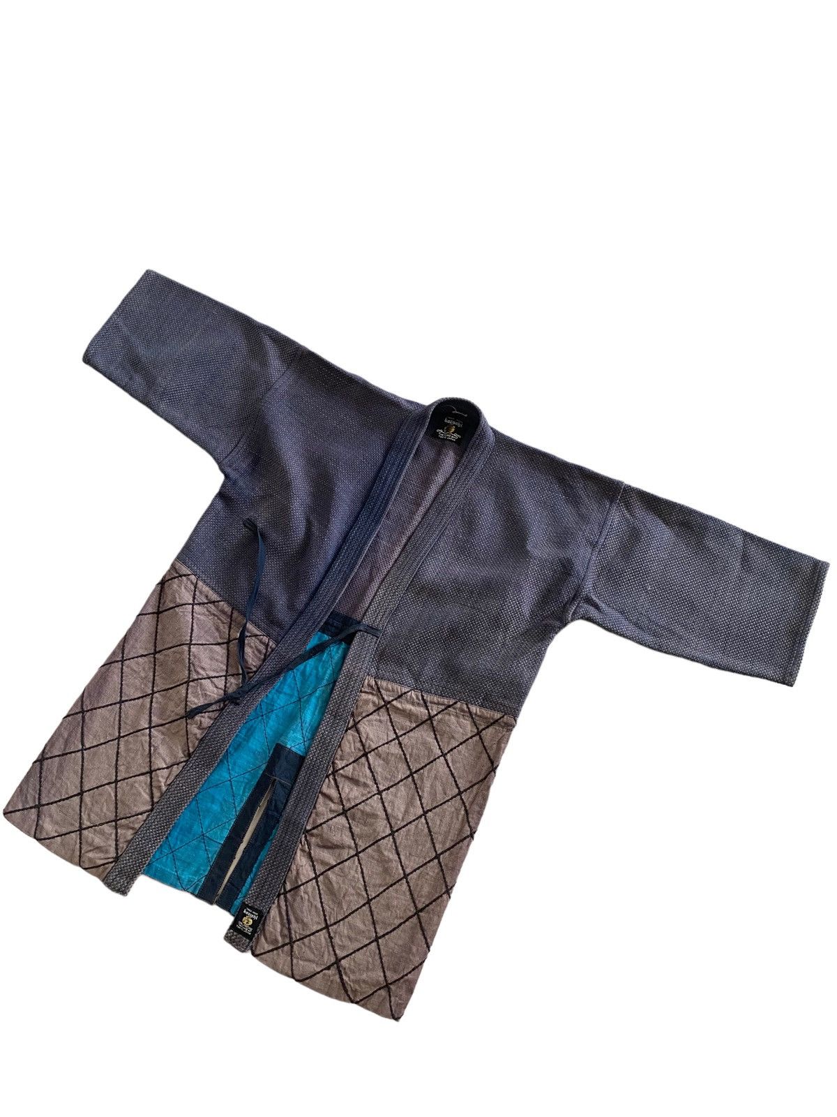 Japanese Brand × Vintage Vintage Dyen kimono Japan Indigo style Visvim kapital design Size US L / EU 52-54 / 3 - 5 Thumbnail
