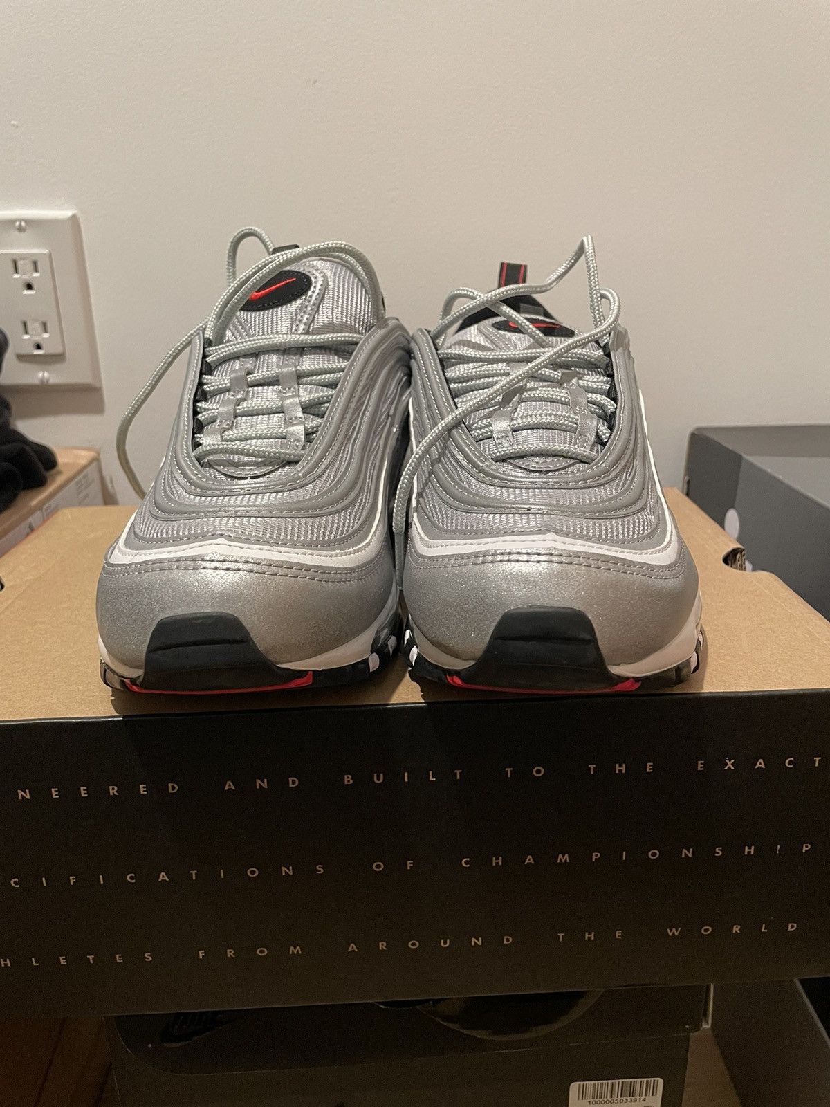 Nike Air Max 97 Og Silver Bullet Size US 9 / EU 42 - 3 Thumbnail