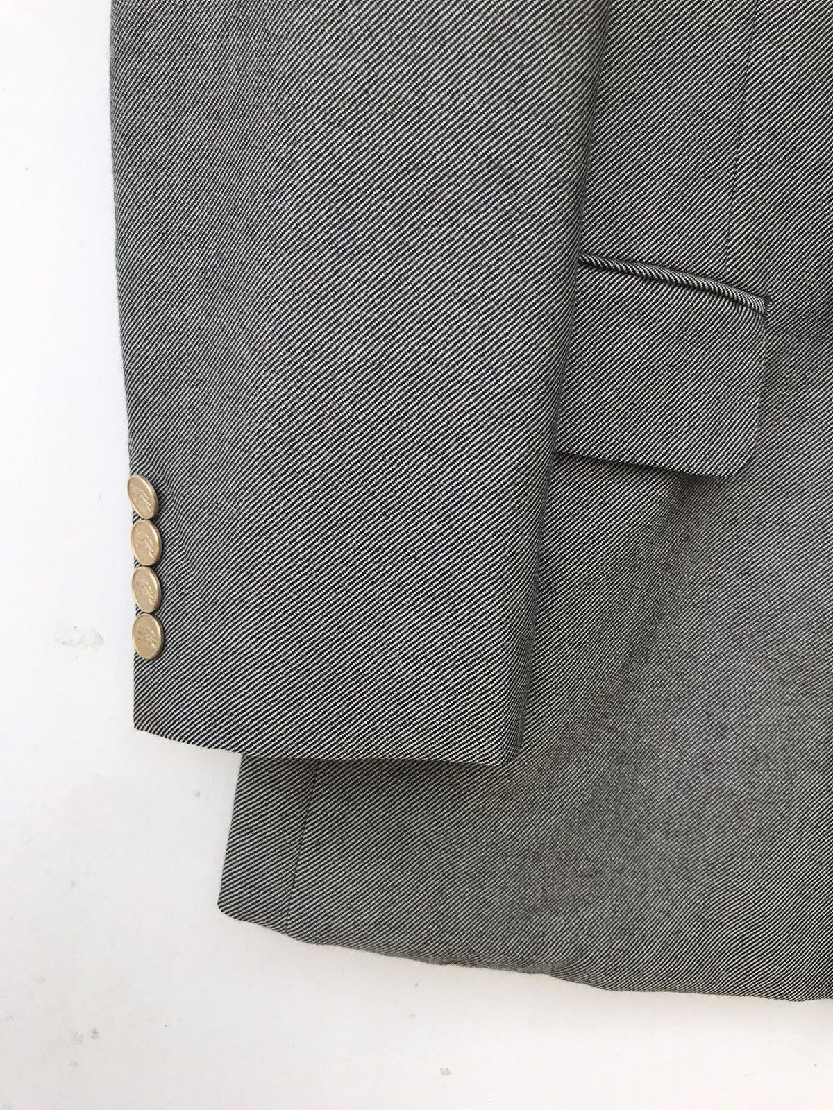 Burberry Vintage Burberry Double-Breasted Suit Jacket Size US S / EU 44-46 / 1 - 10 Thumbnail